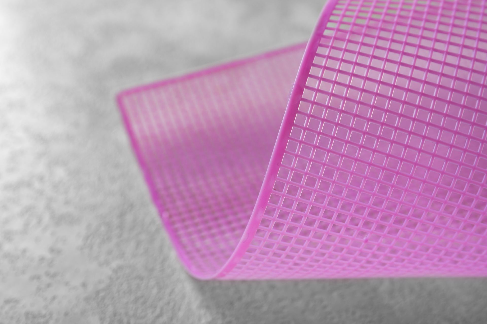 ABS materiaal close-up van roze plaat