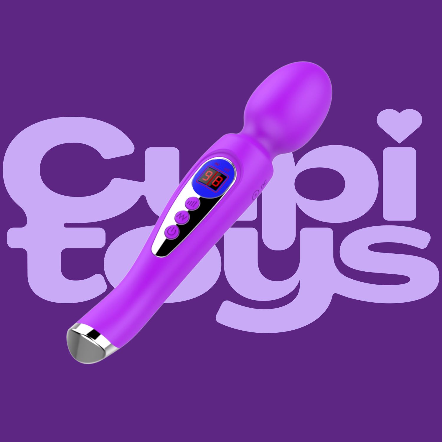 Wand vibrator ei 22,8cm paars goedkoop