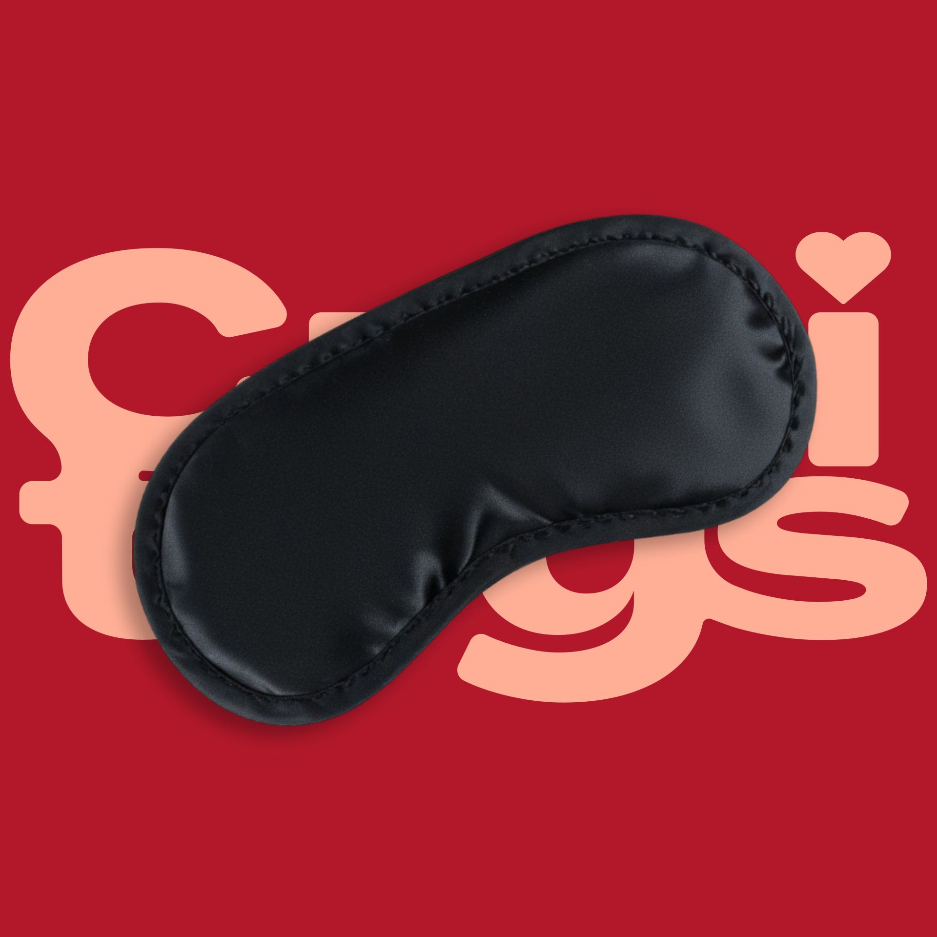 Satijnen blinddoek zwart goedkoop bestellen
