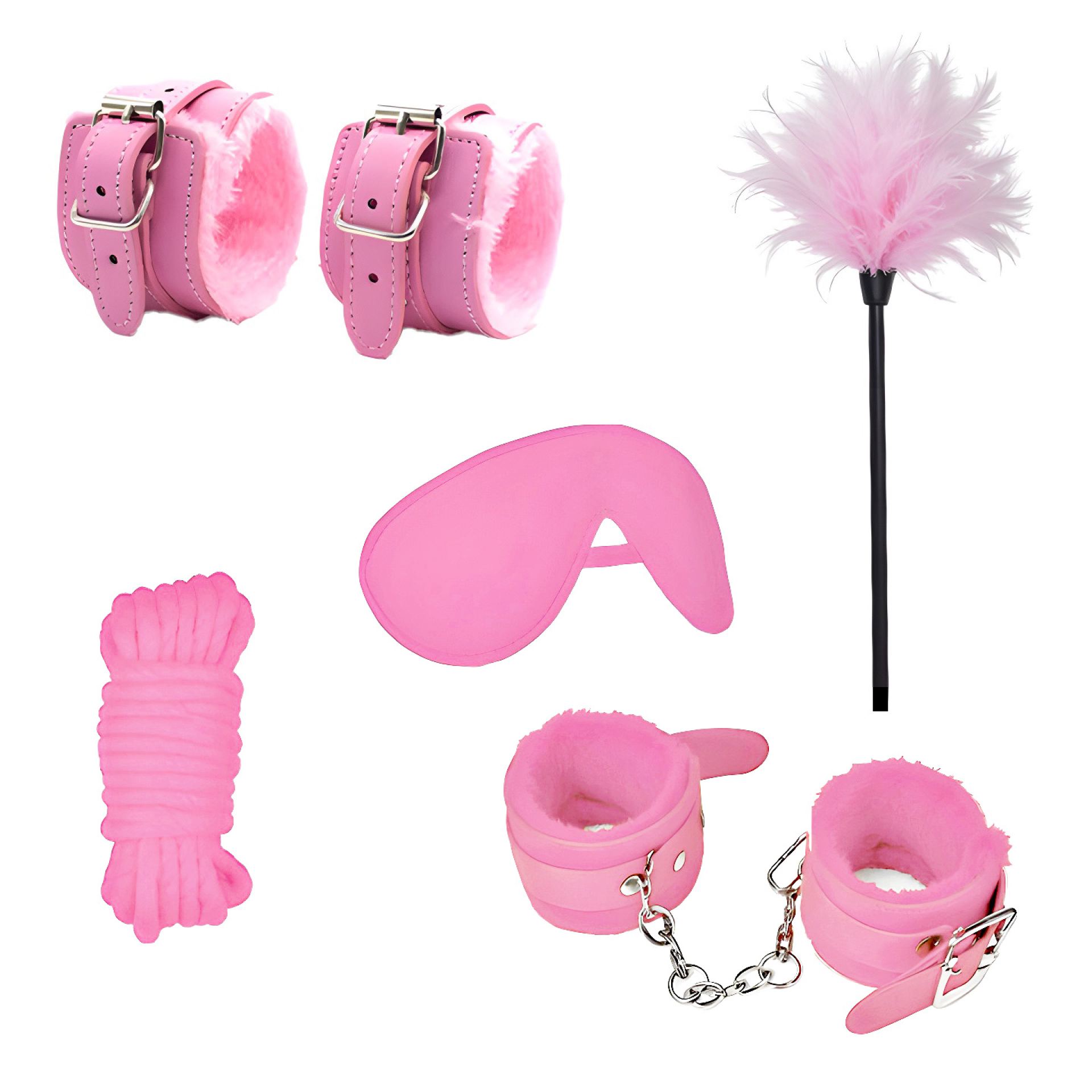 Bondage set Perfect pink 9-delig bestellen