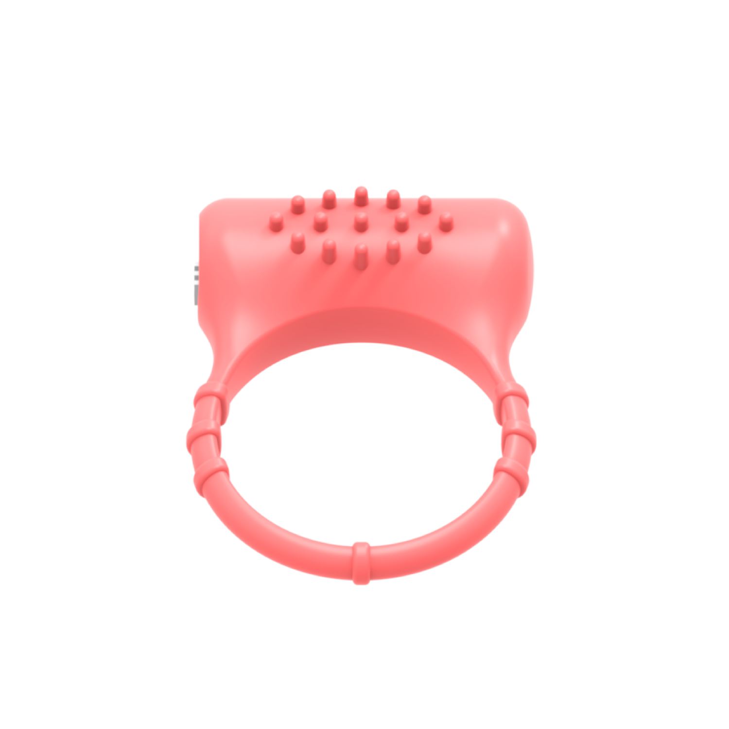 Vibrerende cockring clitoris lichtroze