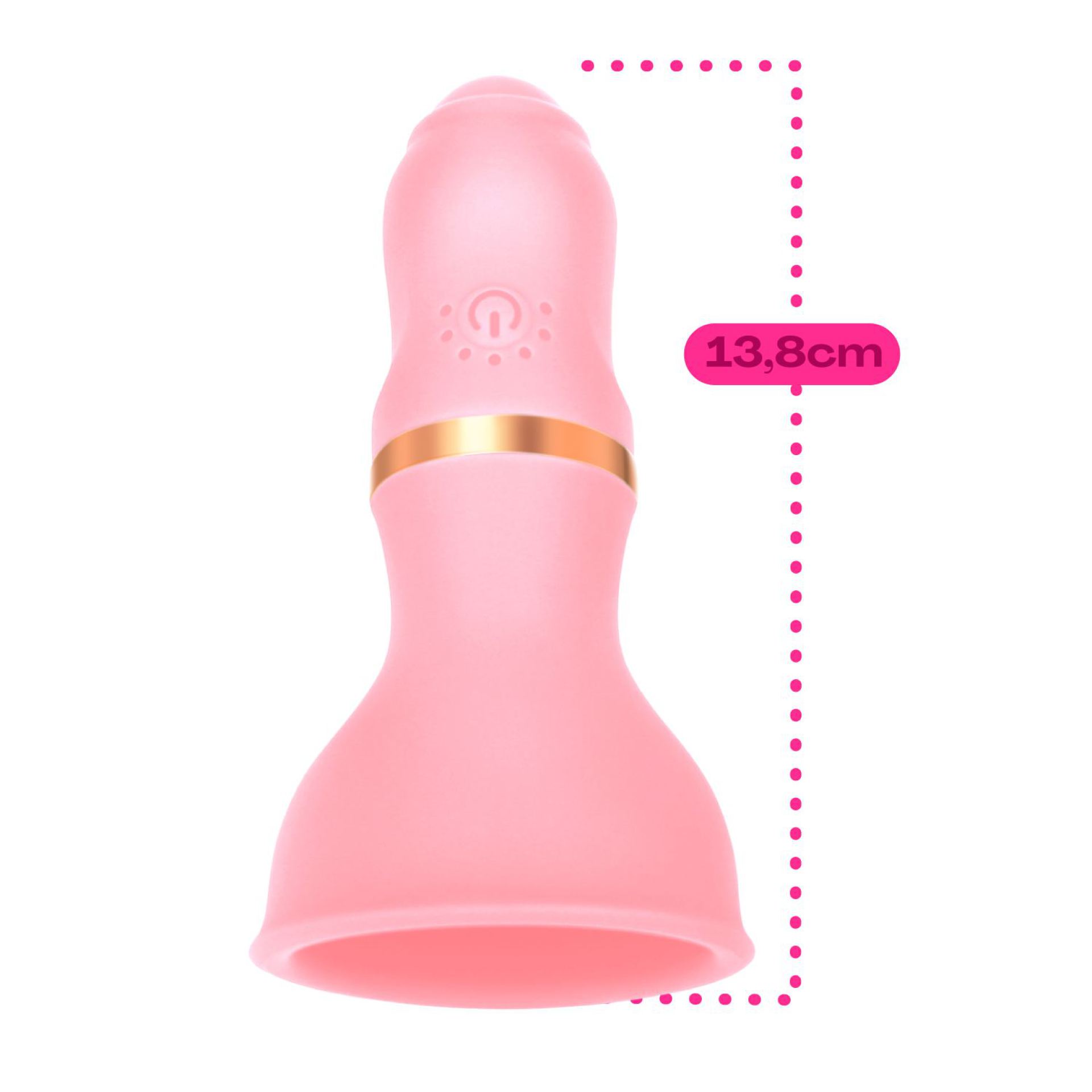 Borst en tepel vibrator lichtroze kopen