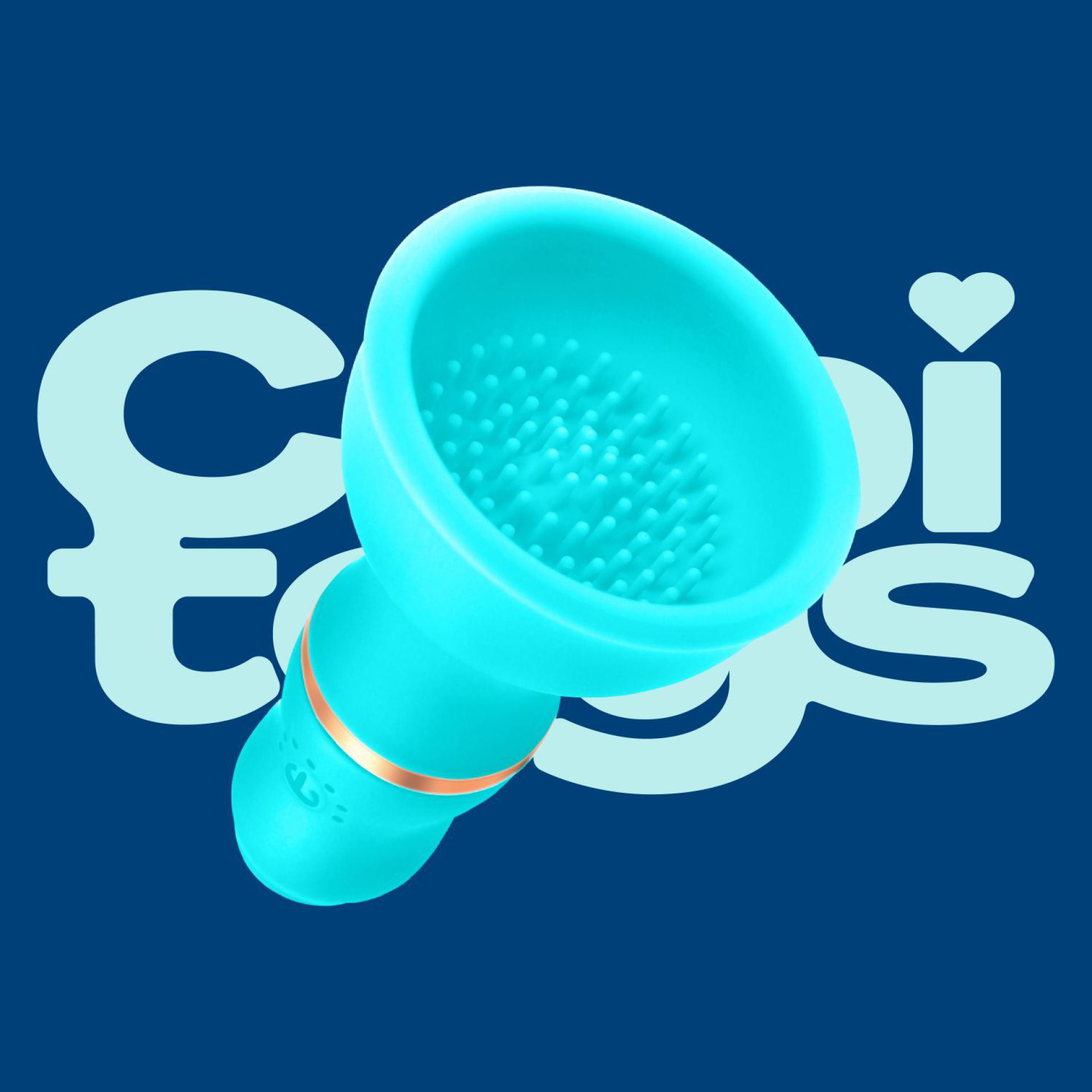 Borst en tepel vibrator Blauw online kopen
