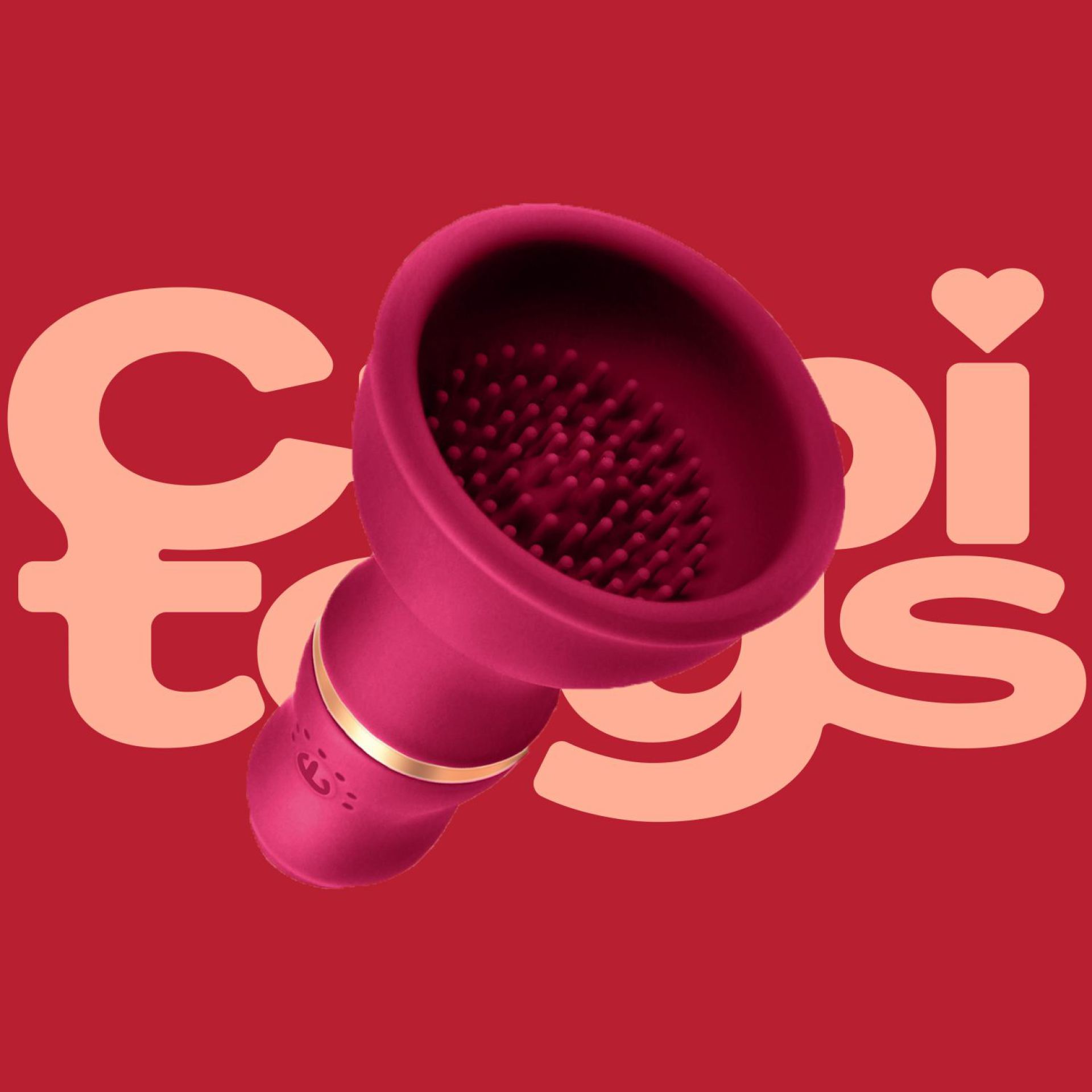 Borst en tepel vibrator rood online kopen