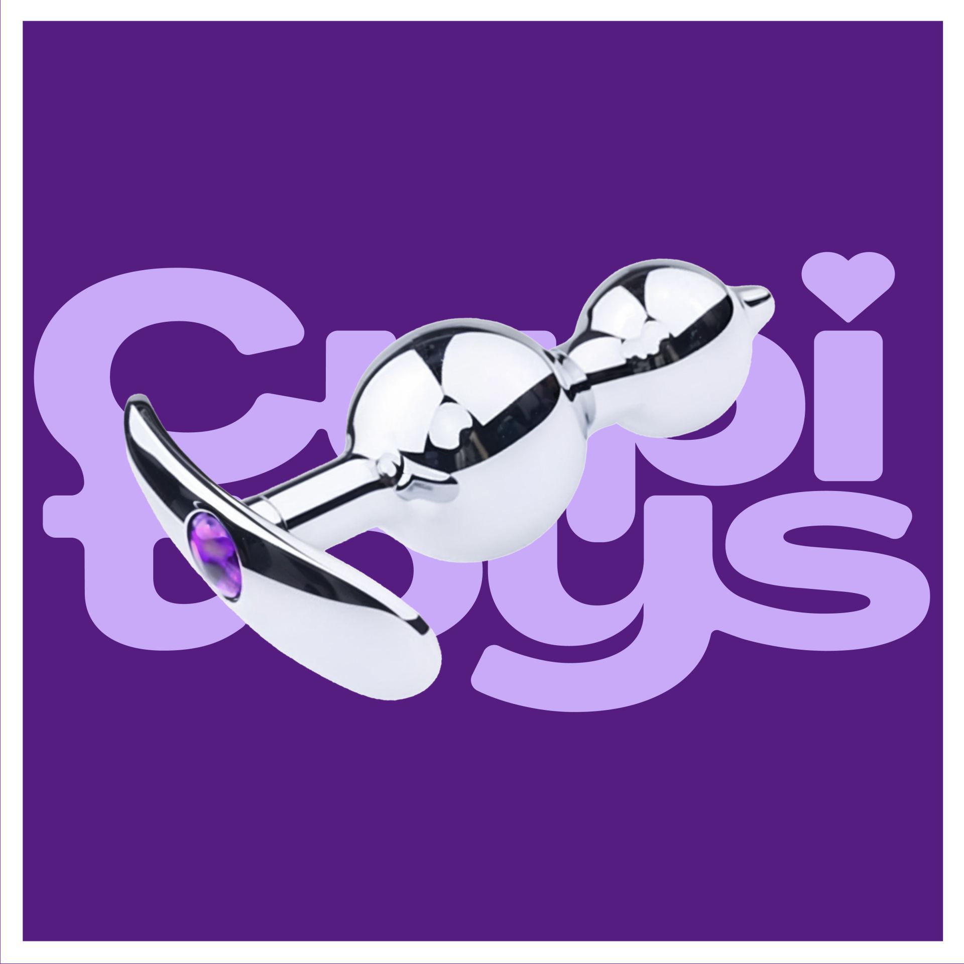 metalen butt plug zilver anker beads kopen