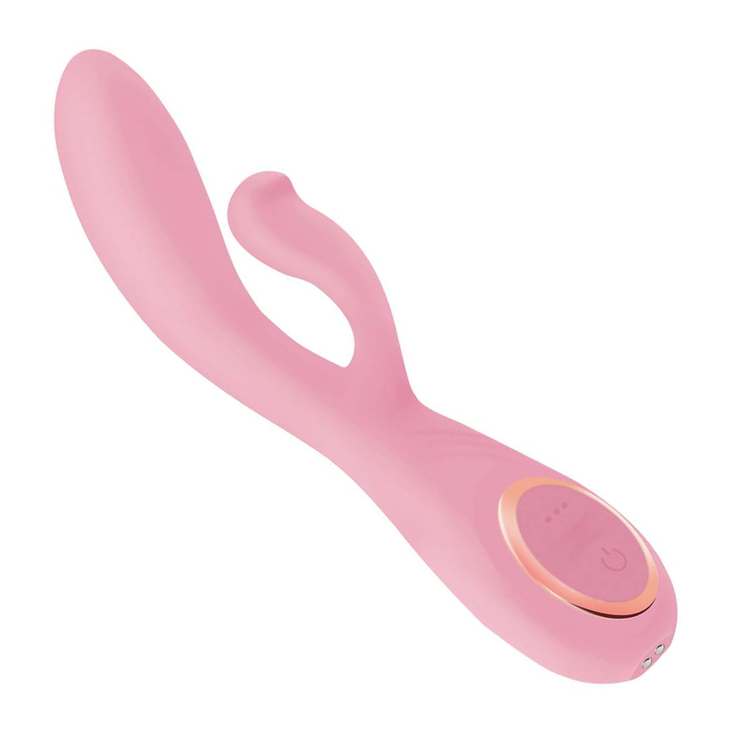 Tarzan vibrator met rabbit 19,2cm roze