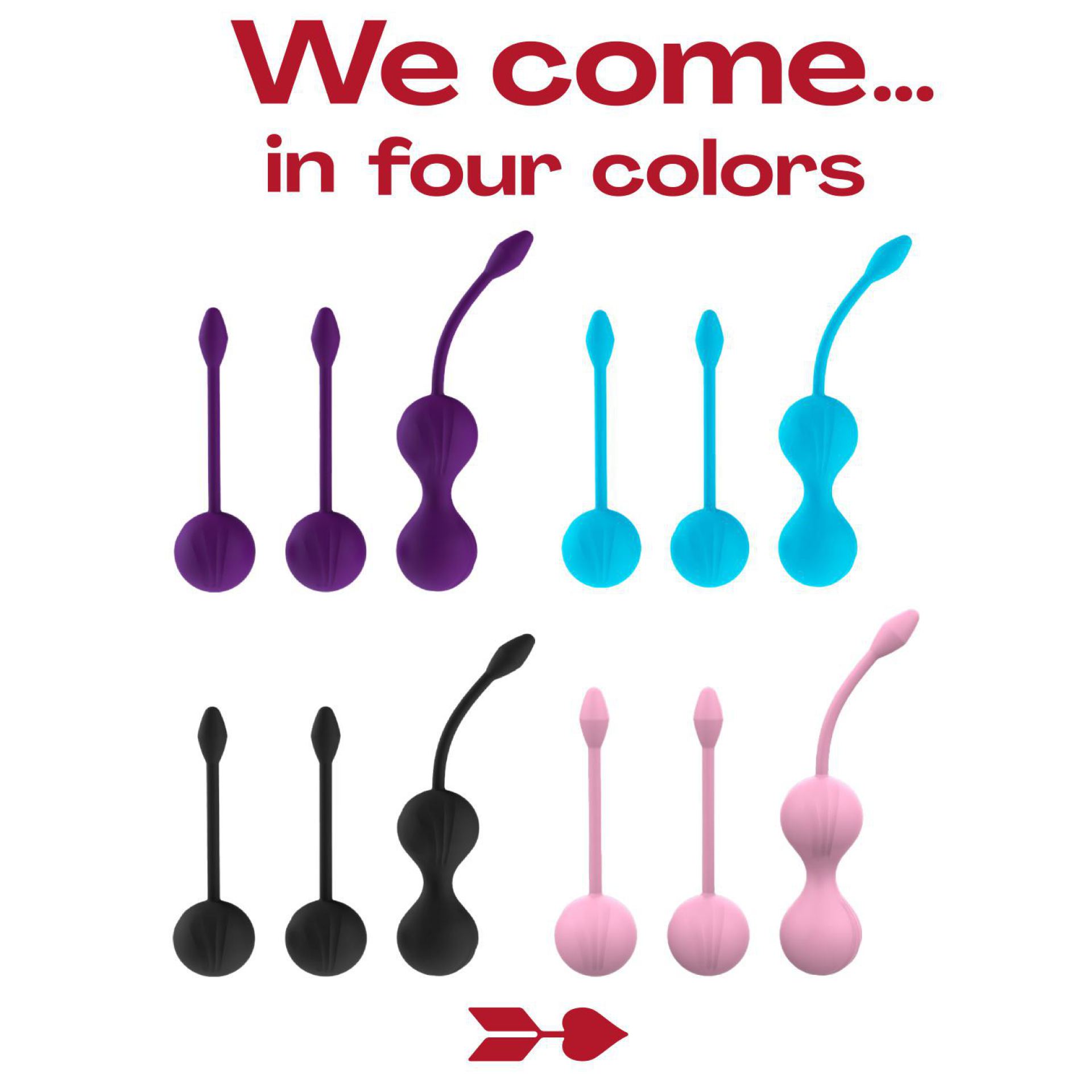Kegel ball set zwart bestellen
