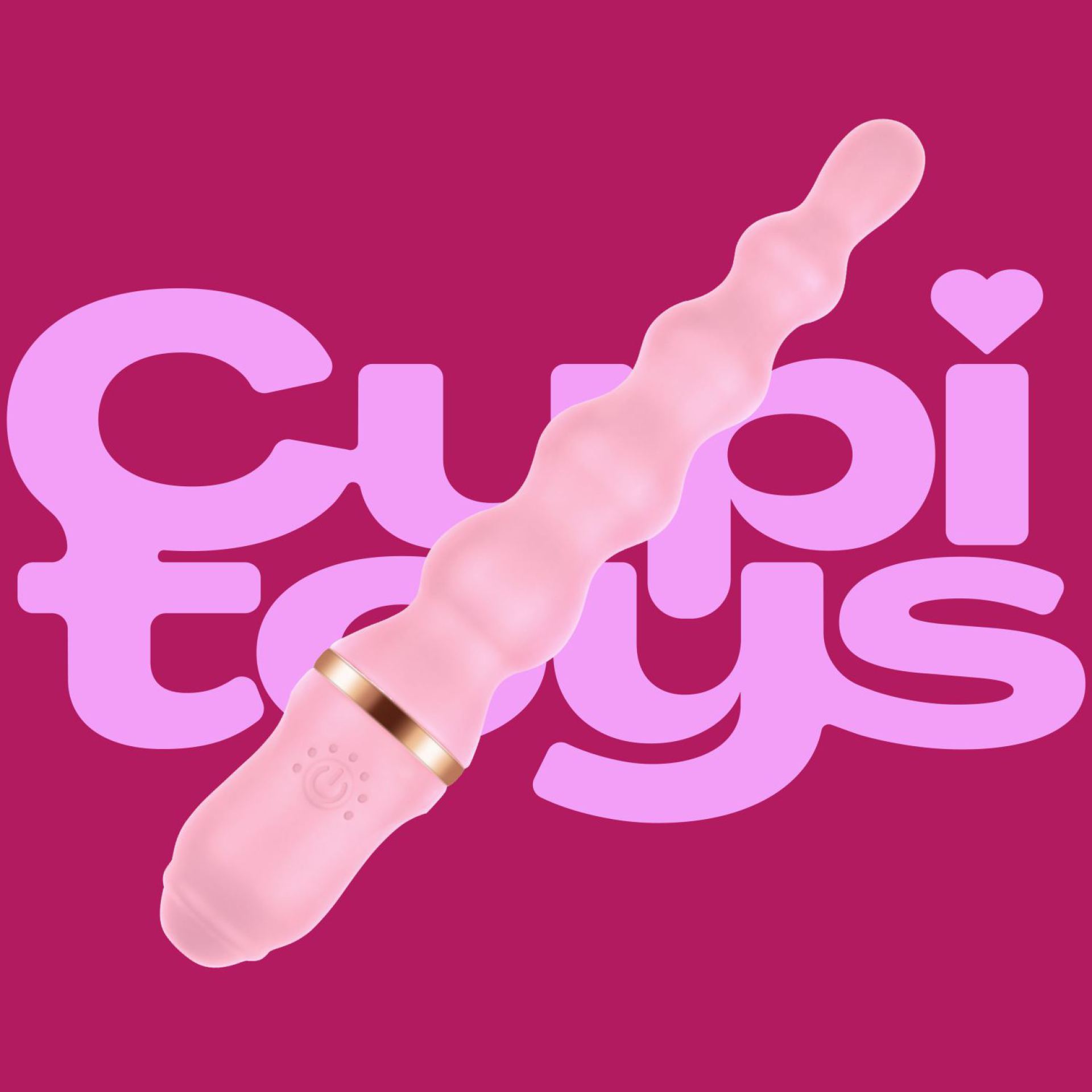 Anaal vibrator 24,9cm lichtroze voorbeeld