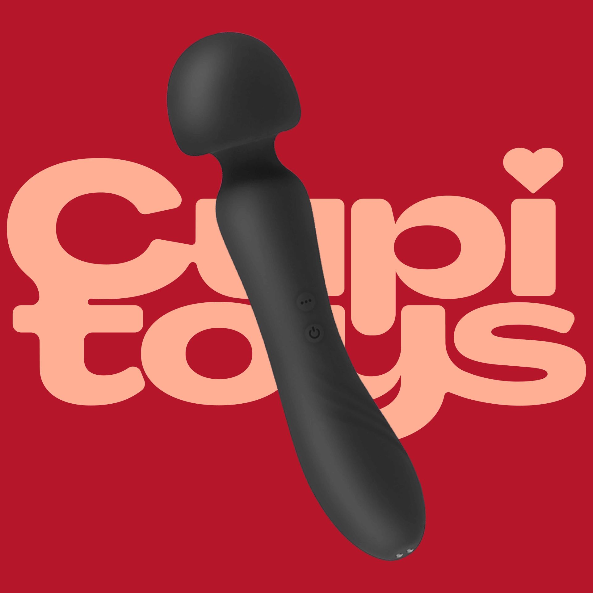 Wand vibrator 23,1cm Zwart online