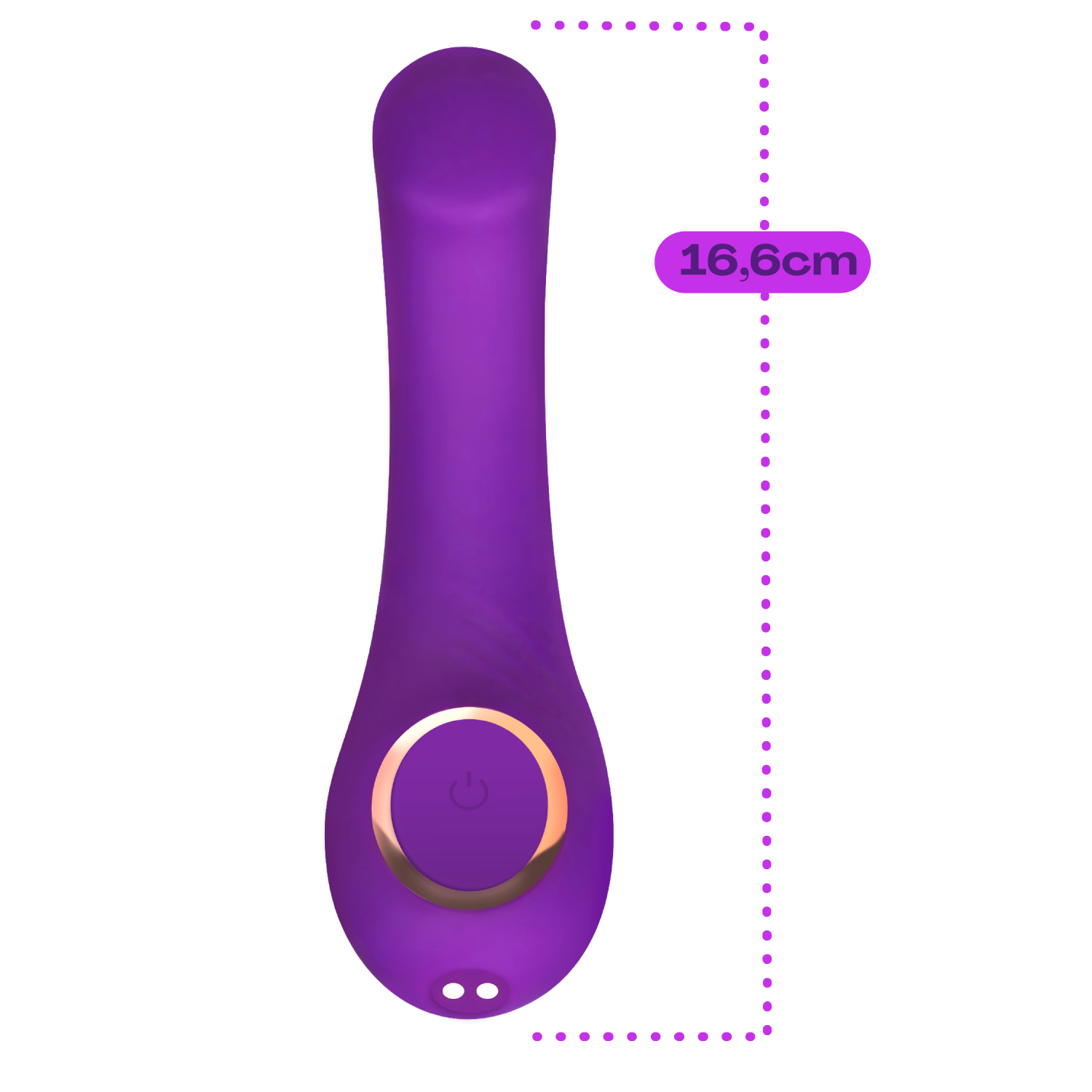 G-spot vibrator 16,6cm paars kopen