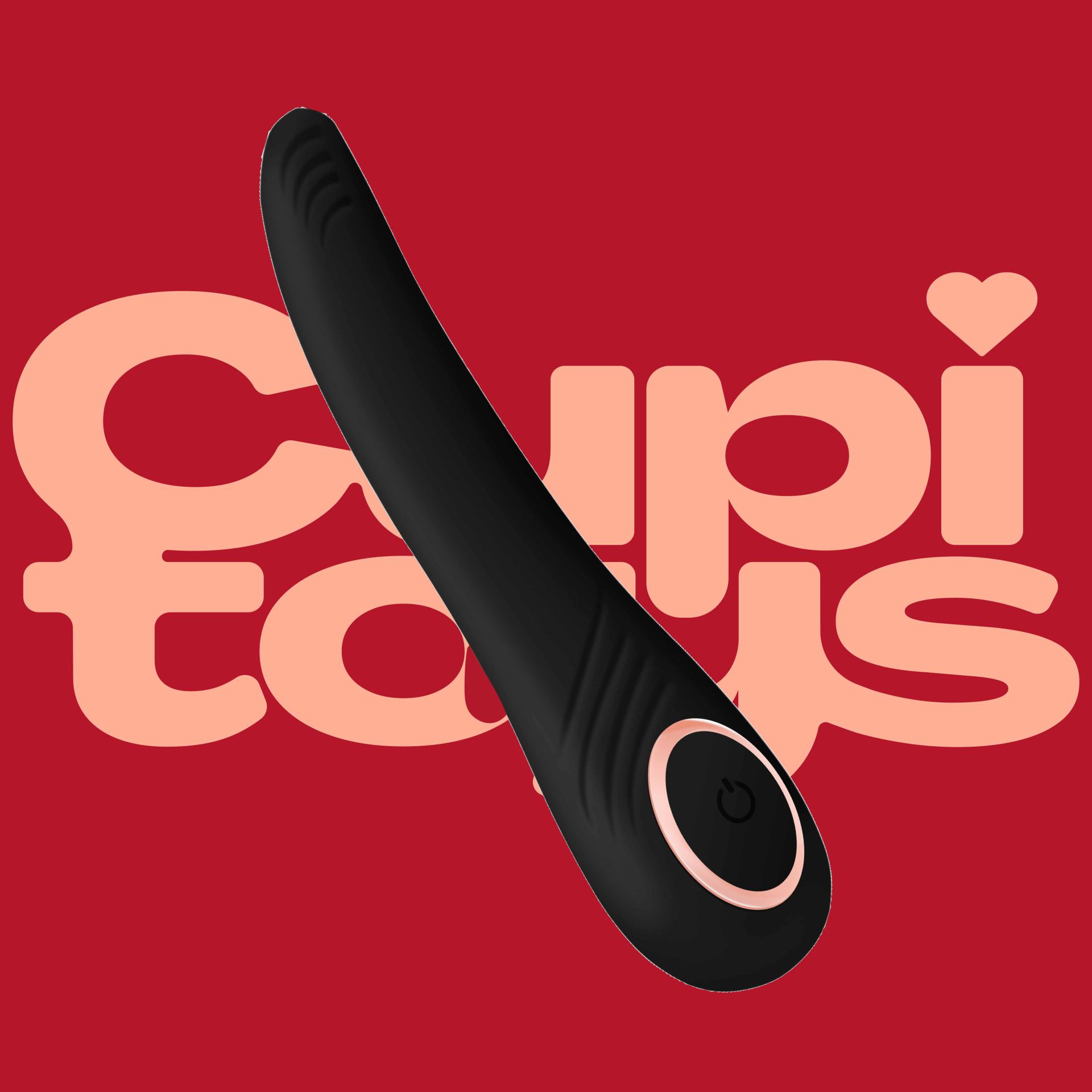 Vibrator met tong - 18,9cm - Zwart online