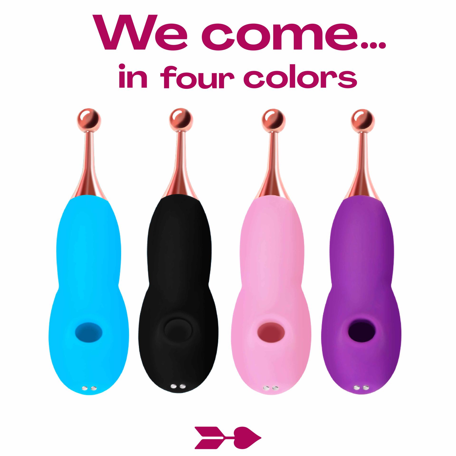 Luchtdruk vibrator 18,5cm Lichtroze bestel