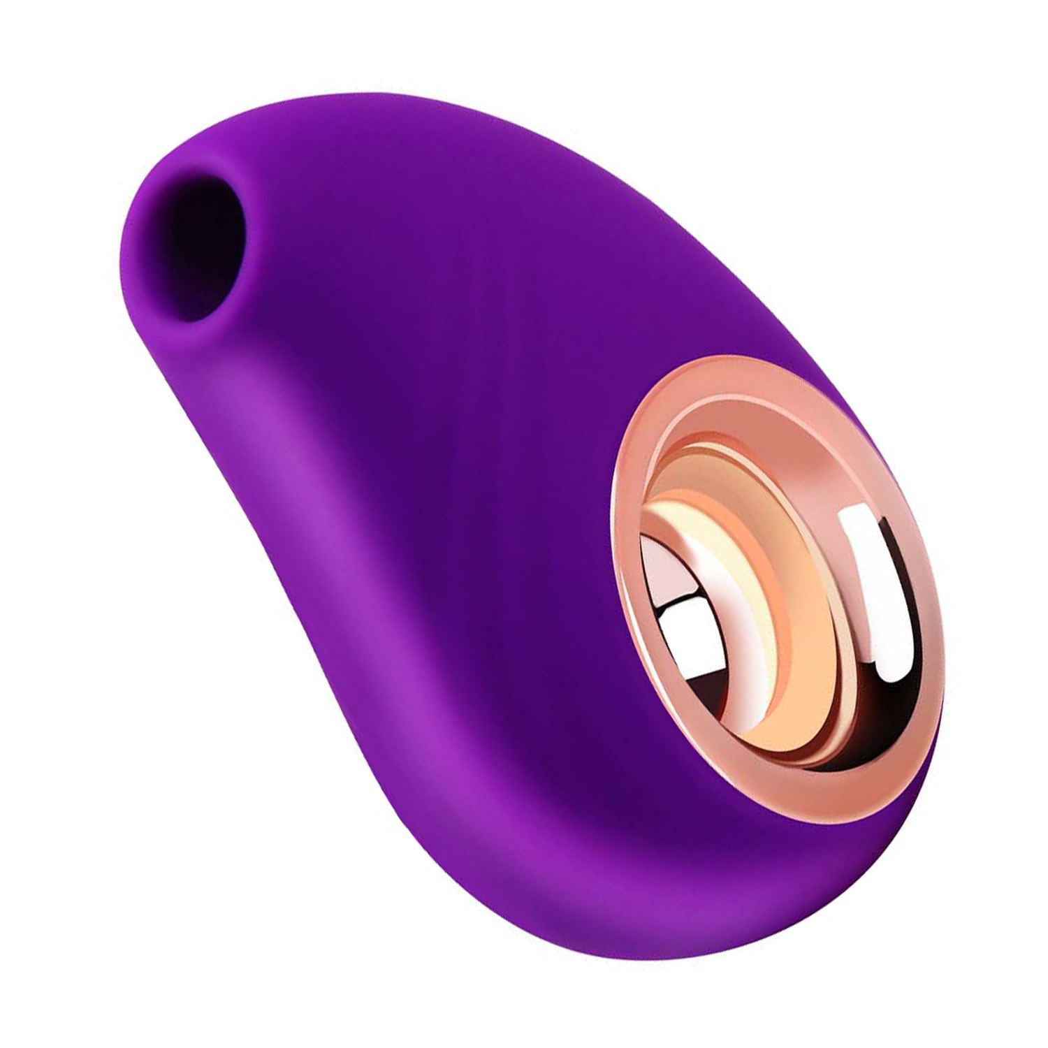 Luchtdruk vibrator vis 10,2cm paars