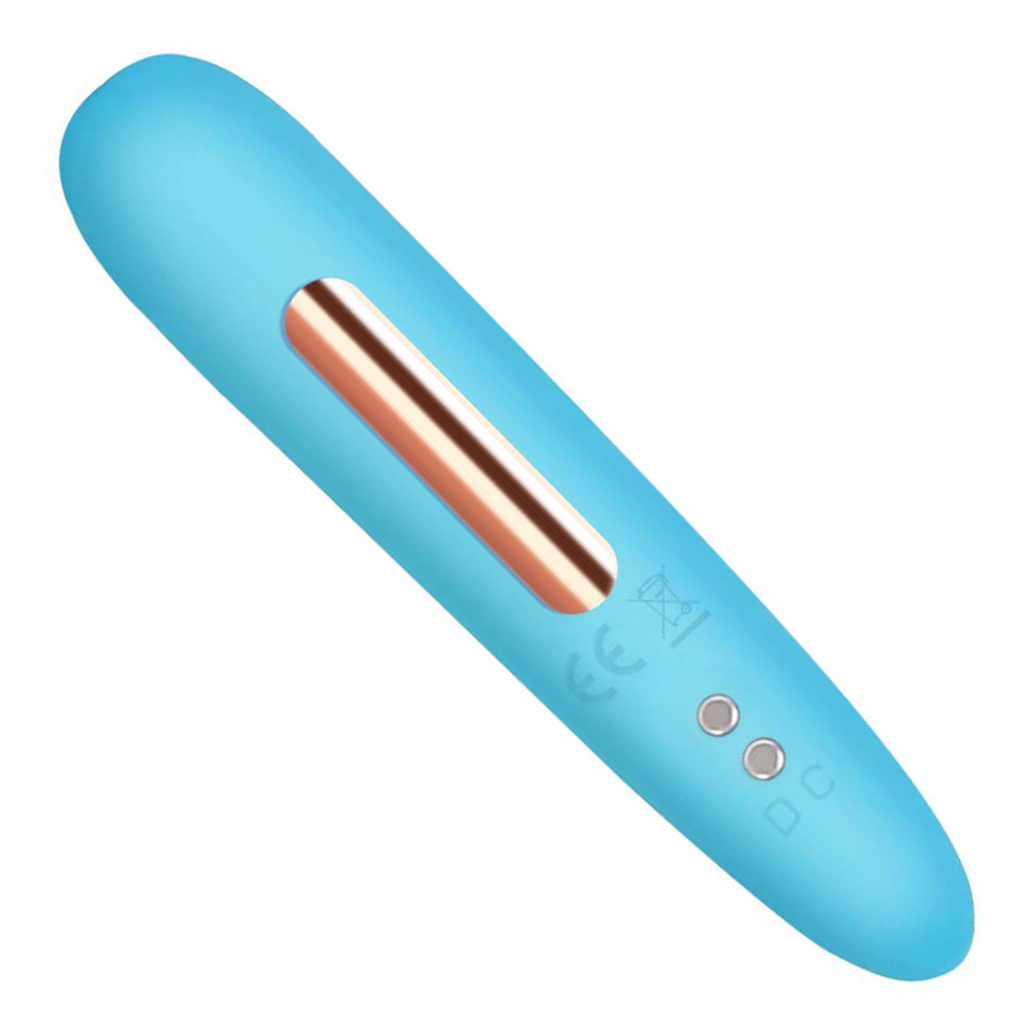 Bullet vibrator blauw 10cm