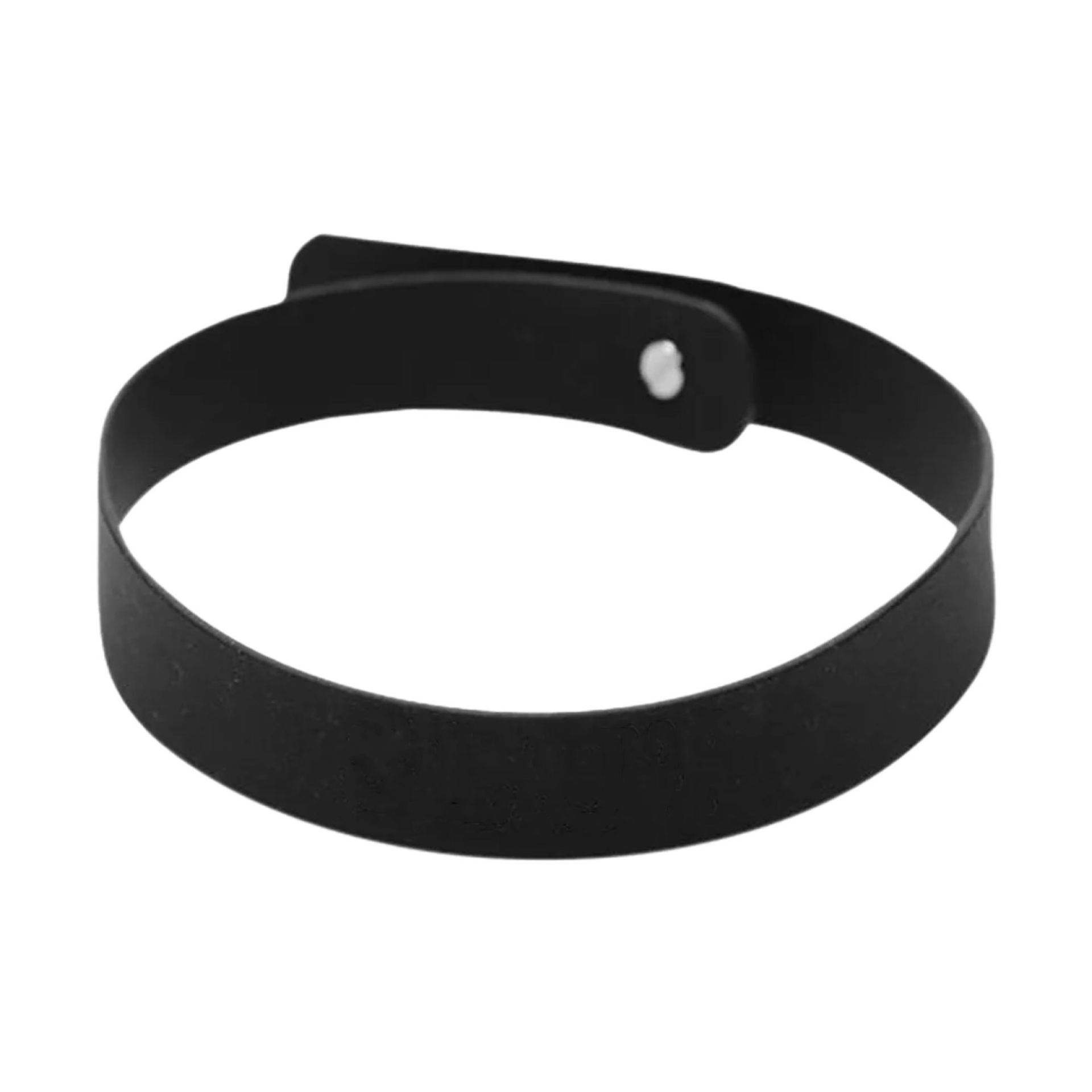 Choker siliconen zwart