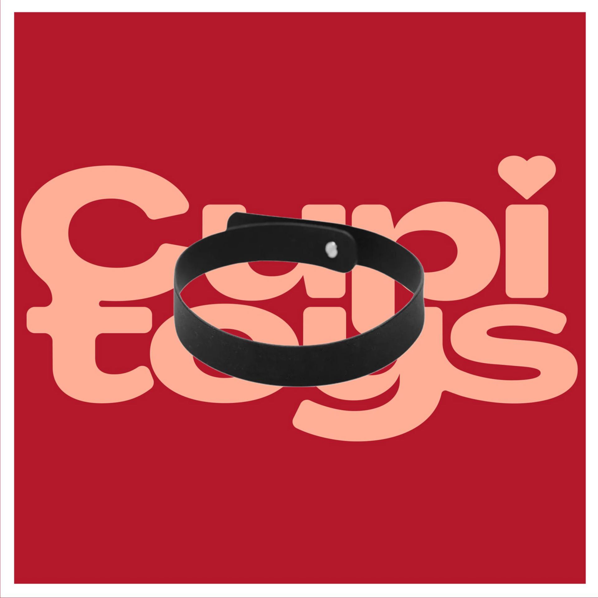 Choker siliconen zwart goedkoop