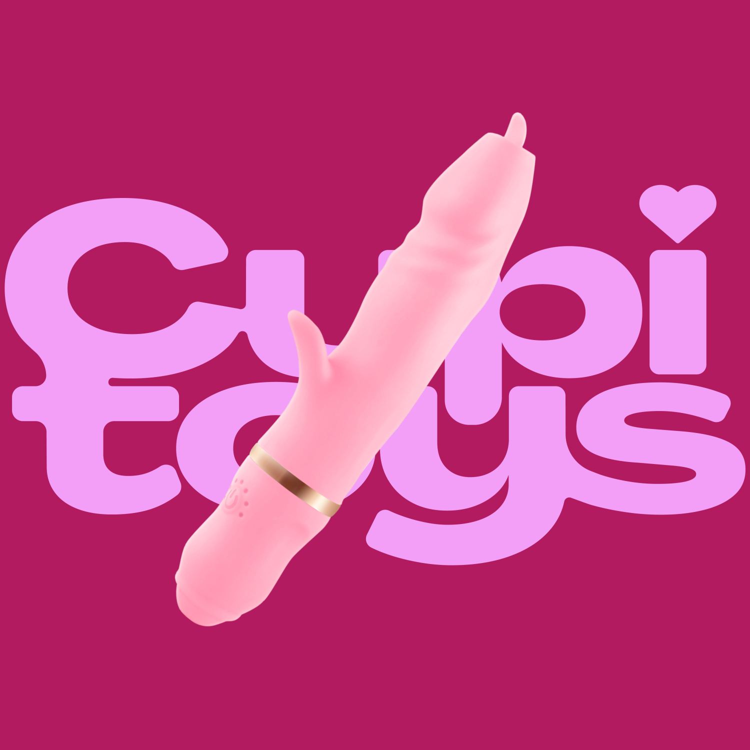 Tarzan vibrator met tong 22,7cm roze kopen