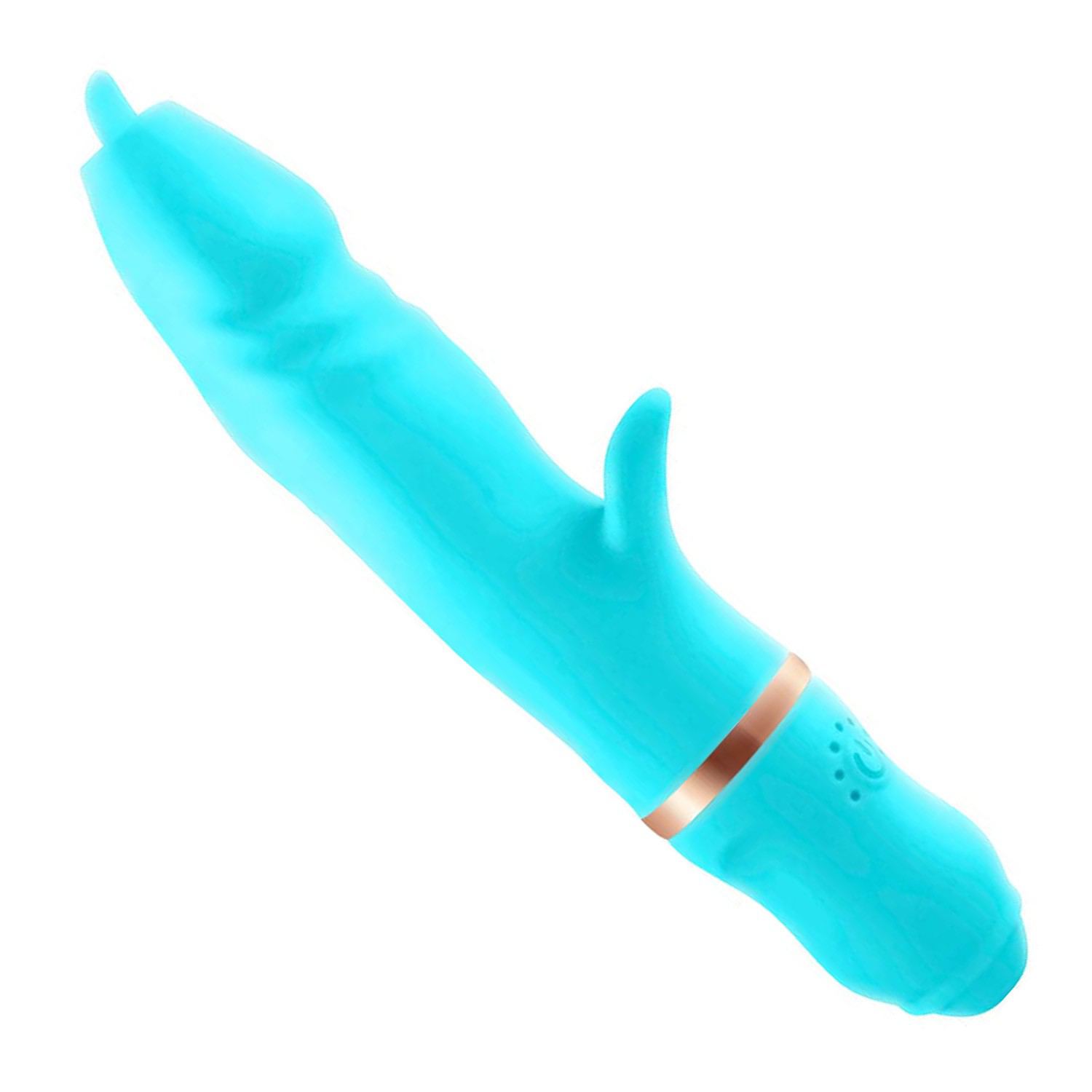 Vibrator tarzan tong blauw 22,7cm