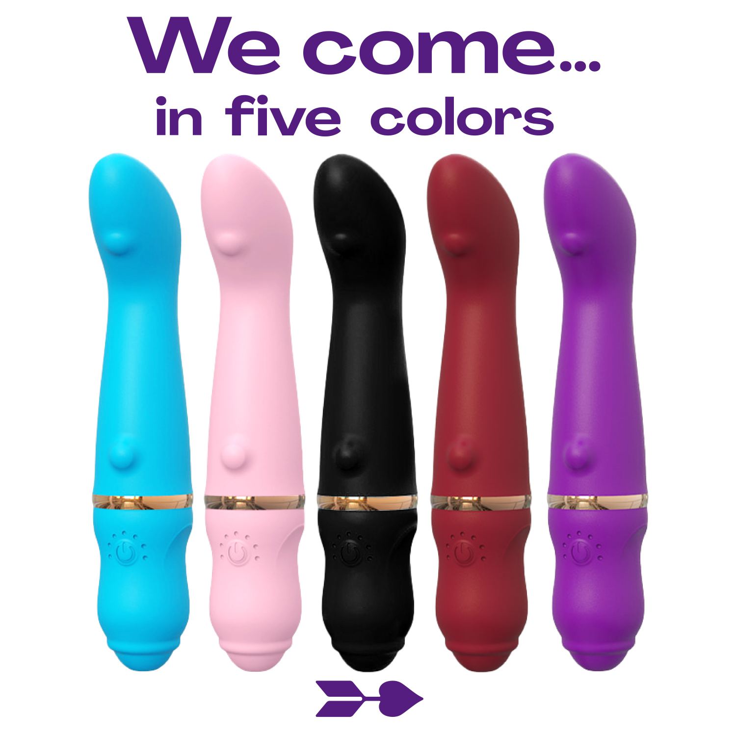 Vibrator vingervorm 19,8cm paars bestellen