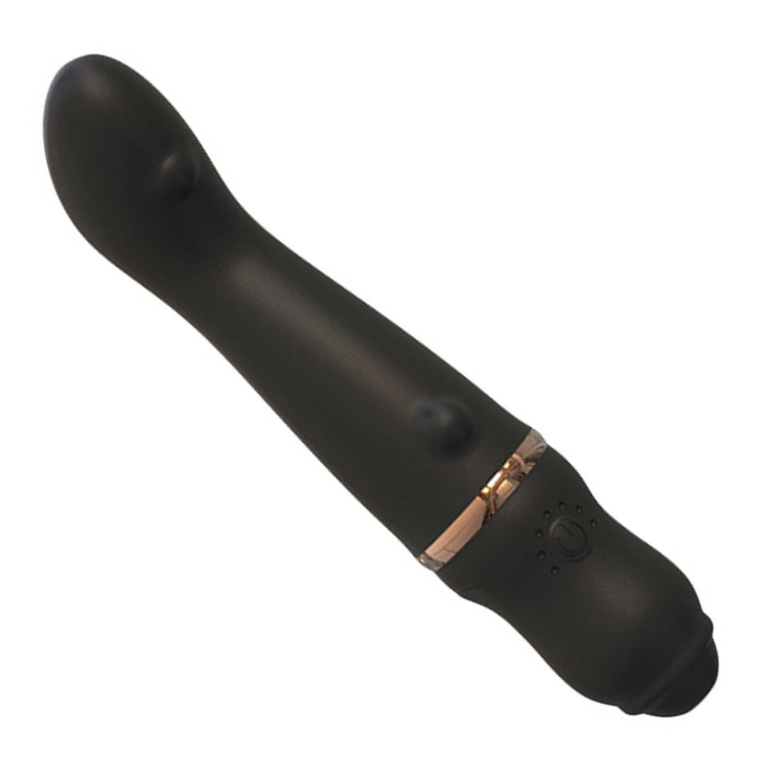 Vibrator vingervorm zwart 19,8cm
