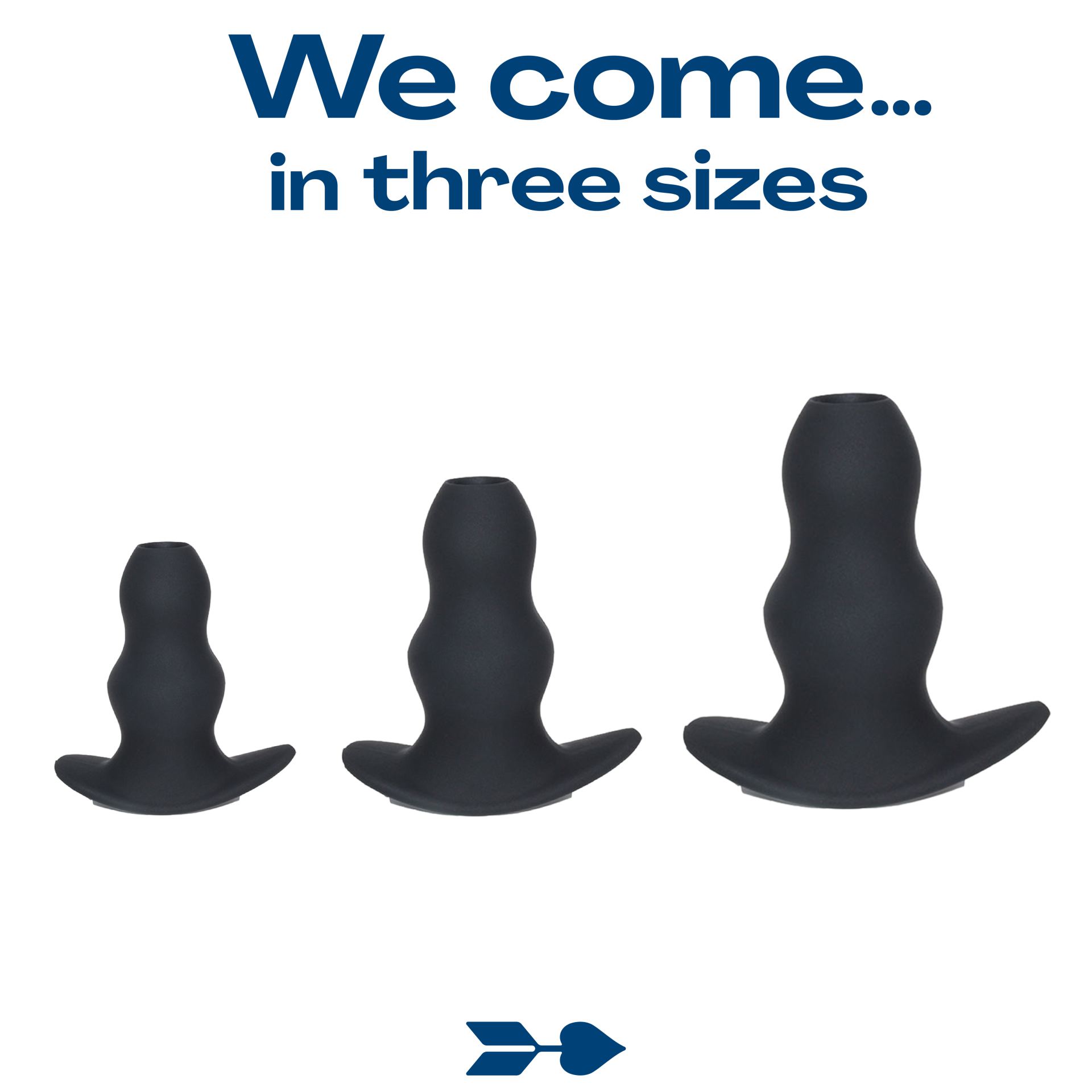 Siliconen anale tunnel set zwart goedkoop