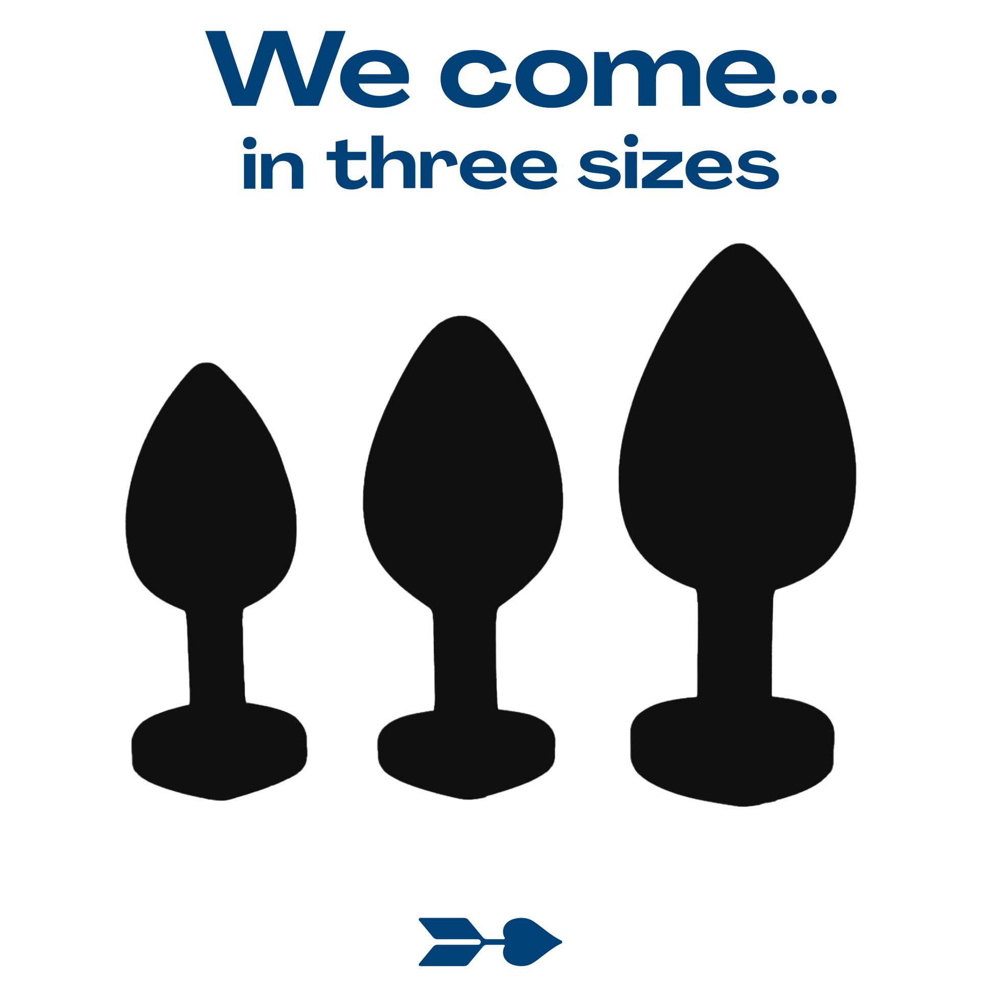 Siliconen butt plug zwart hartje bestellen