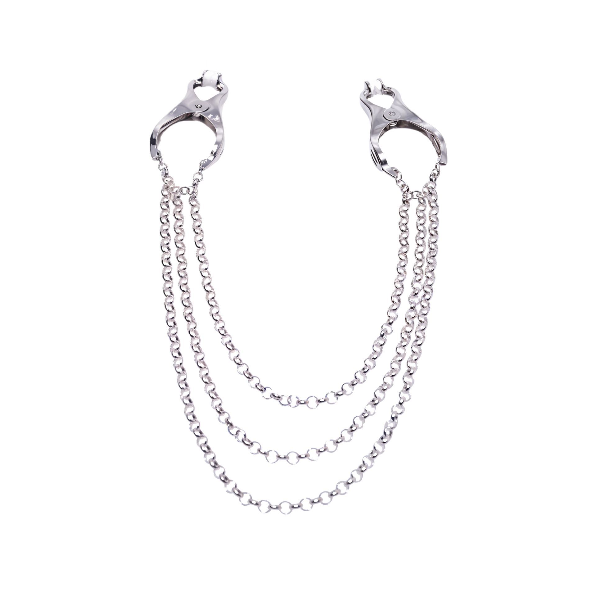 Tepelklemmen ketting zilver