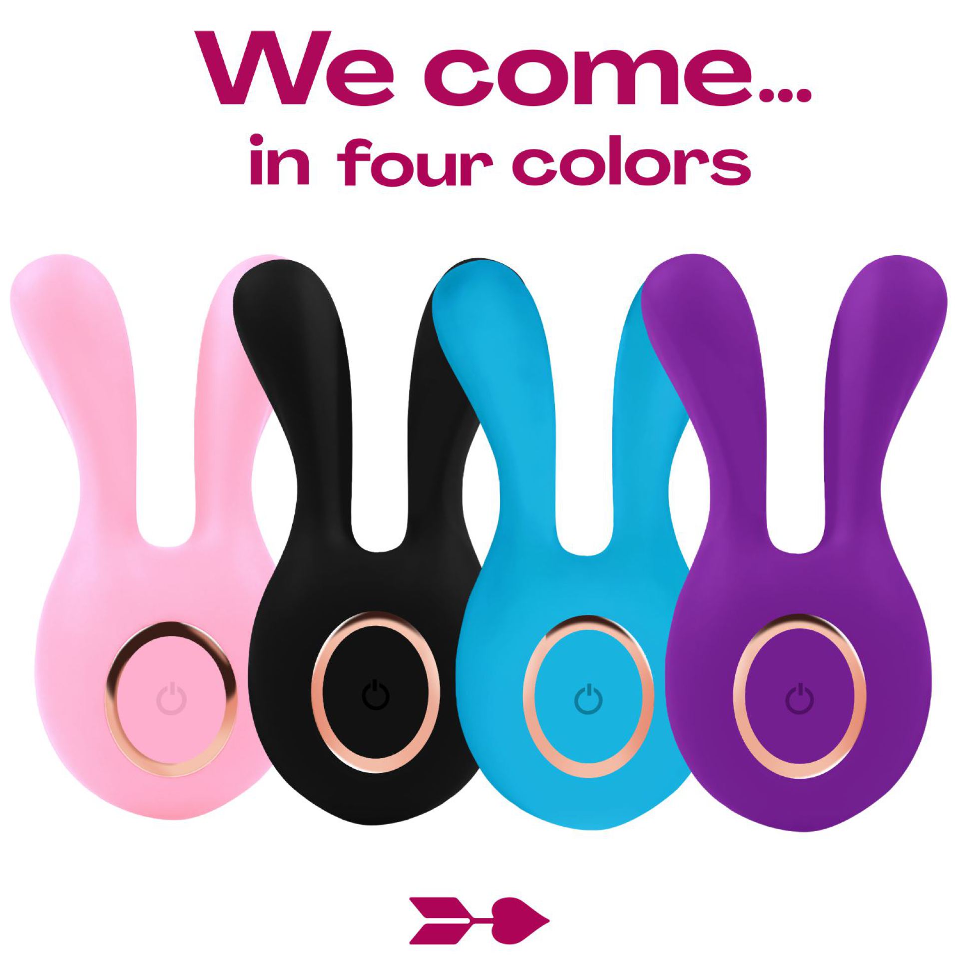 Mini rabbit vibrator lichtroze bestellen