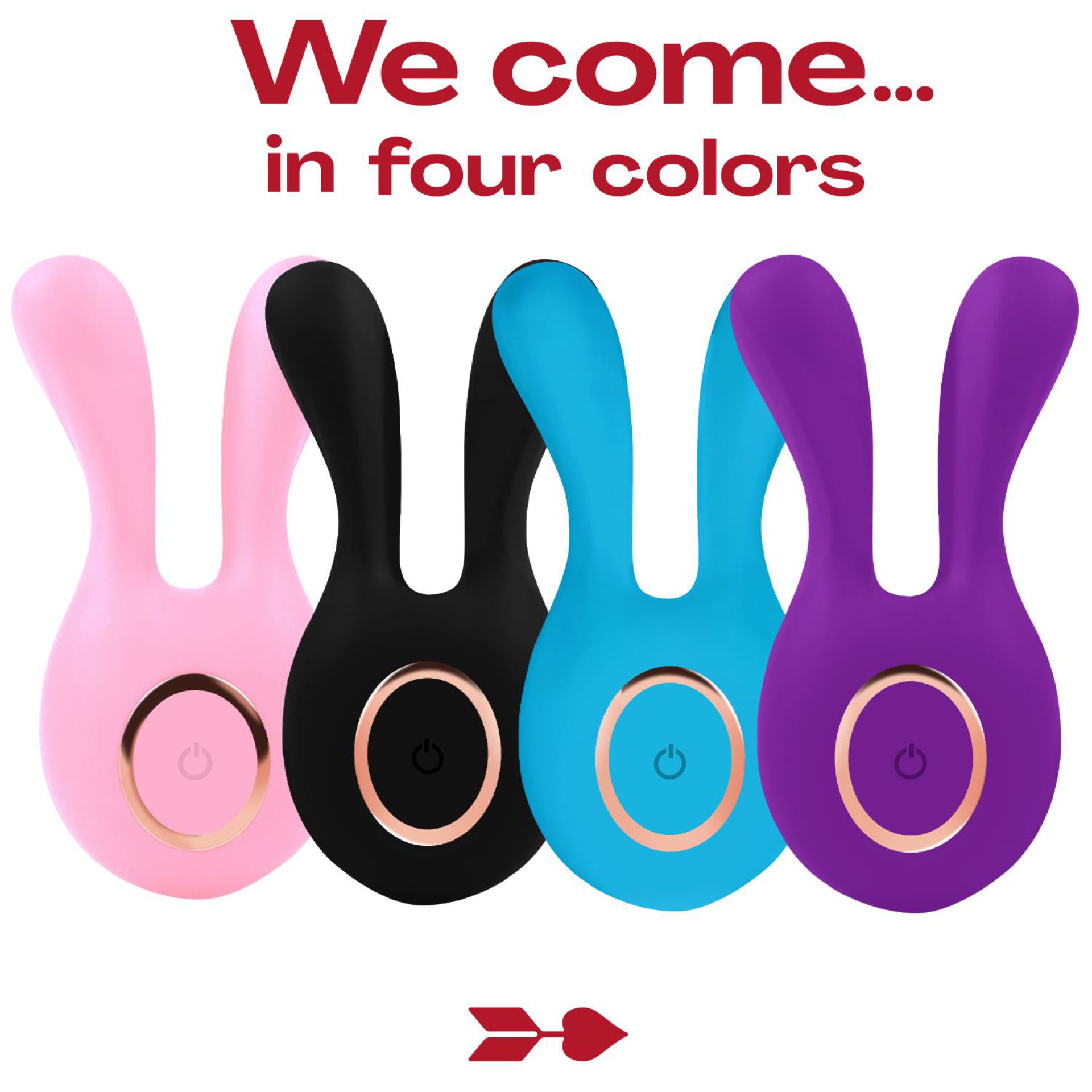 Mini rabbit vibrator zwart bestellen