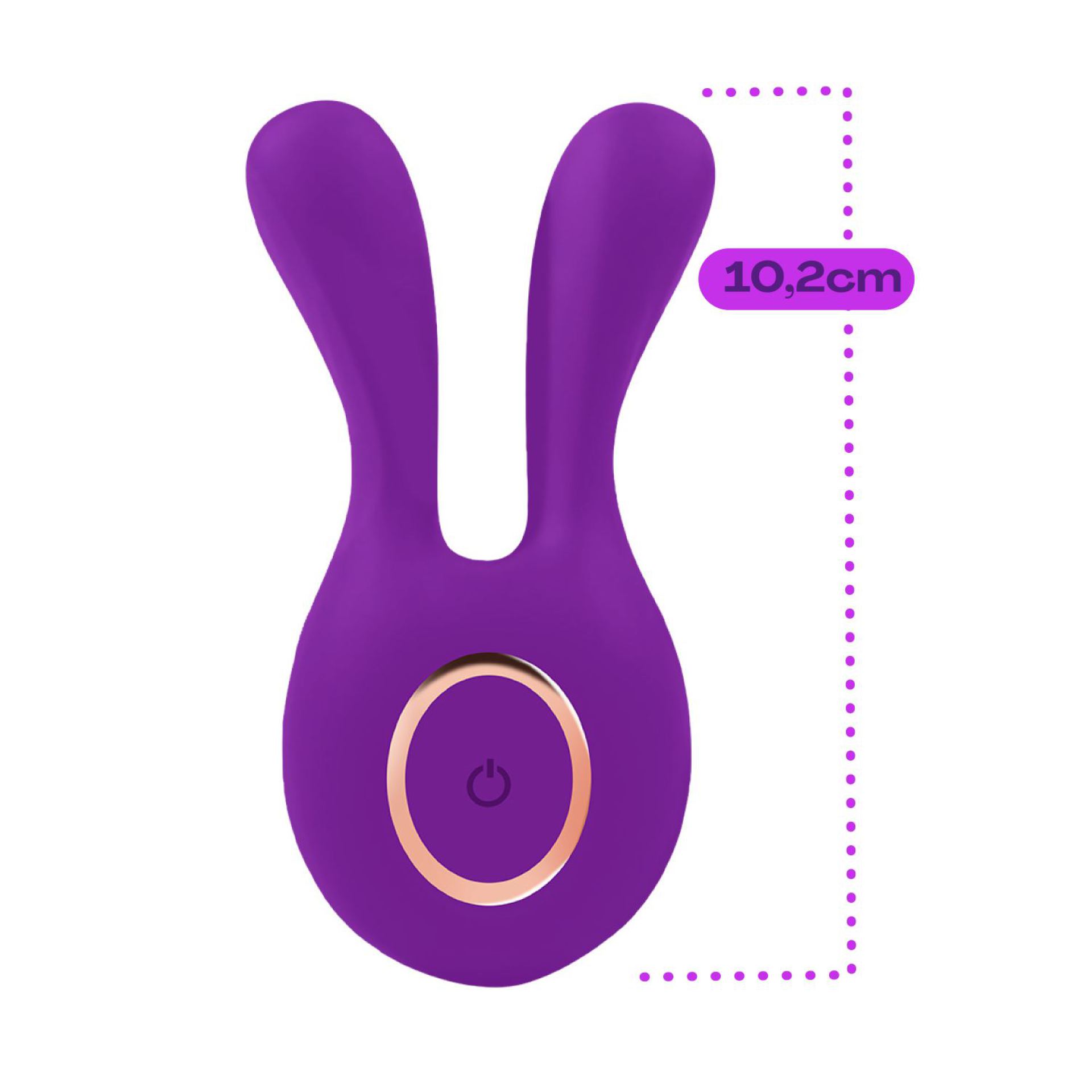 Mini rabbit vibrator paars kopen