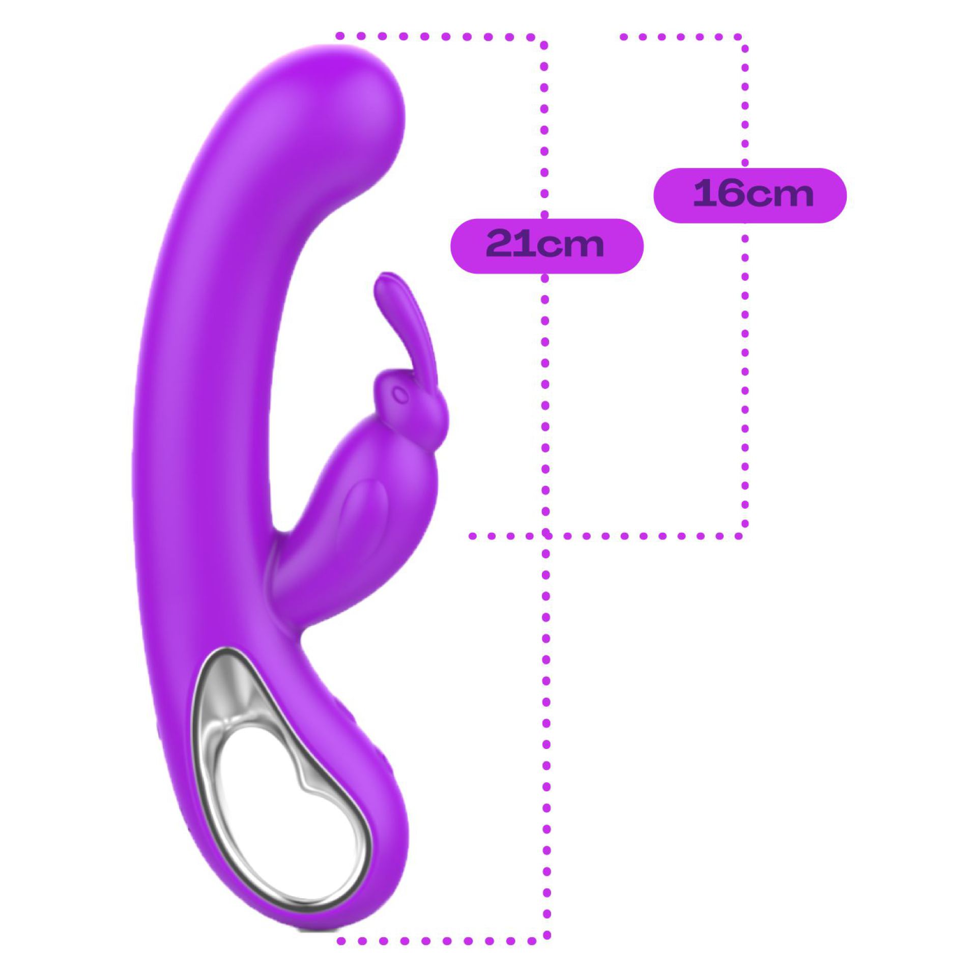 Tarzan vibrator rabbit 2 in 1 21 paars kopen
