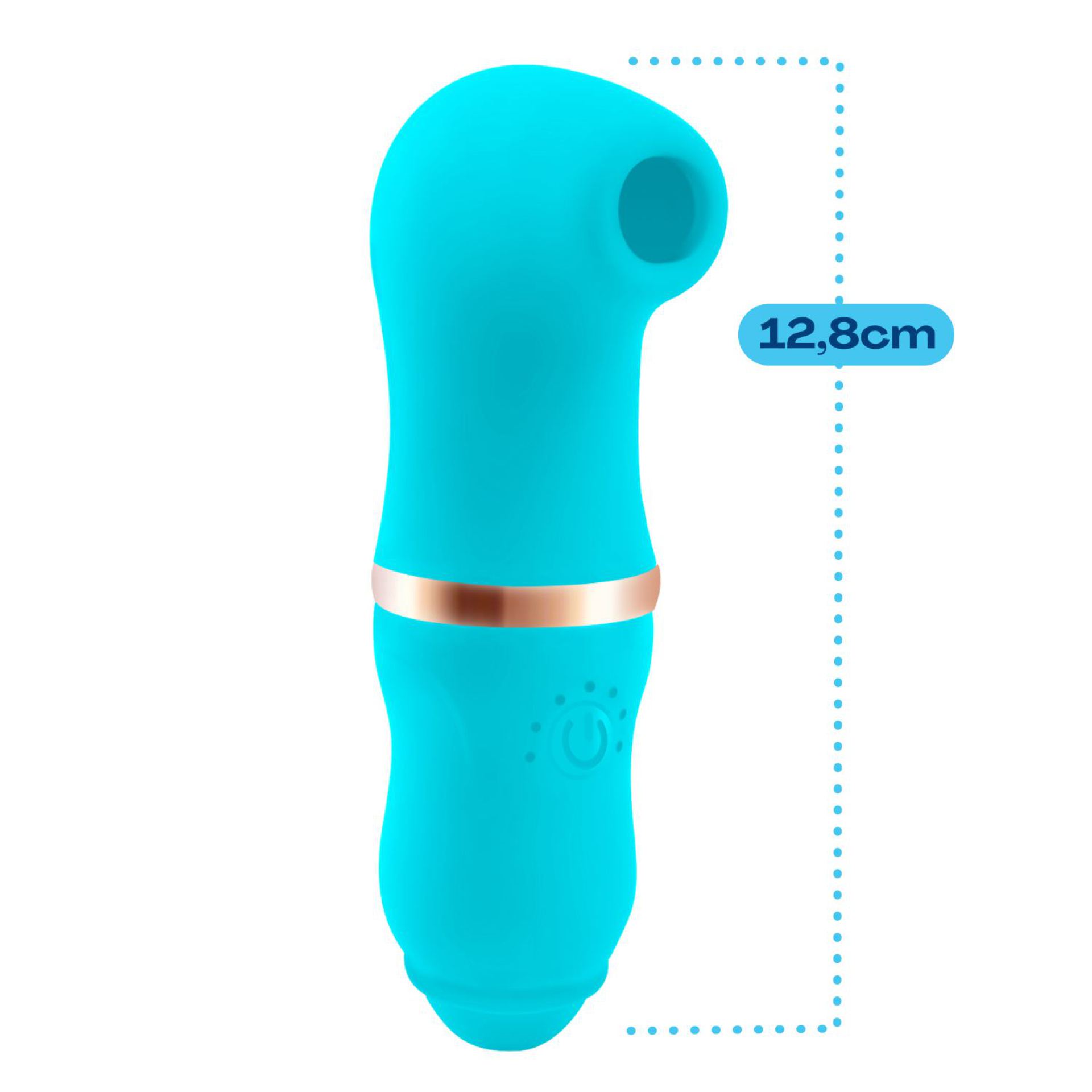 Luchtdruk vibrator 12,8cm blauw kopen