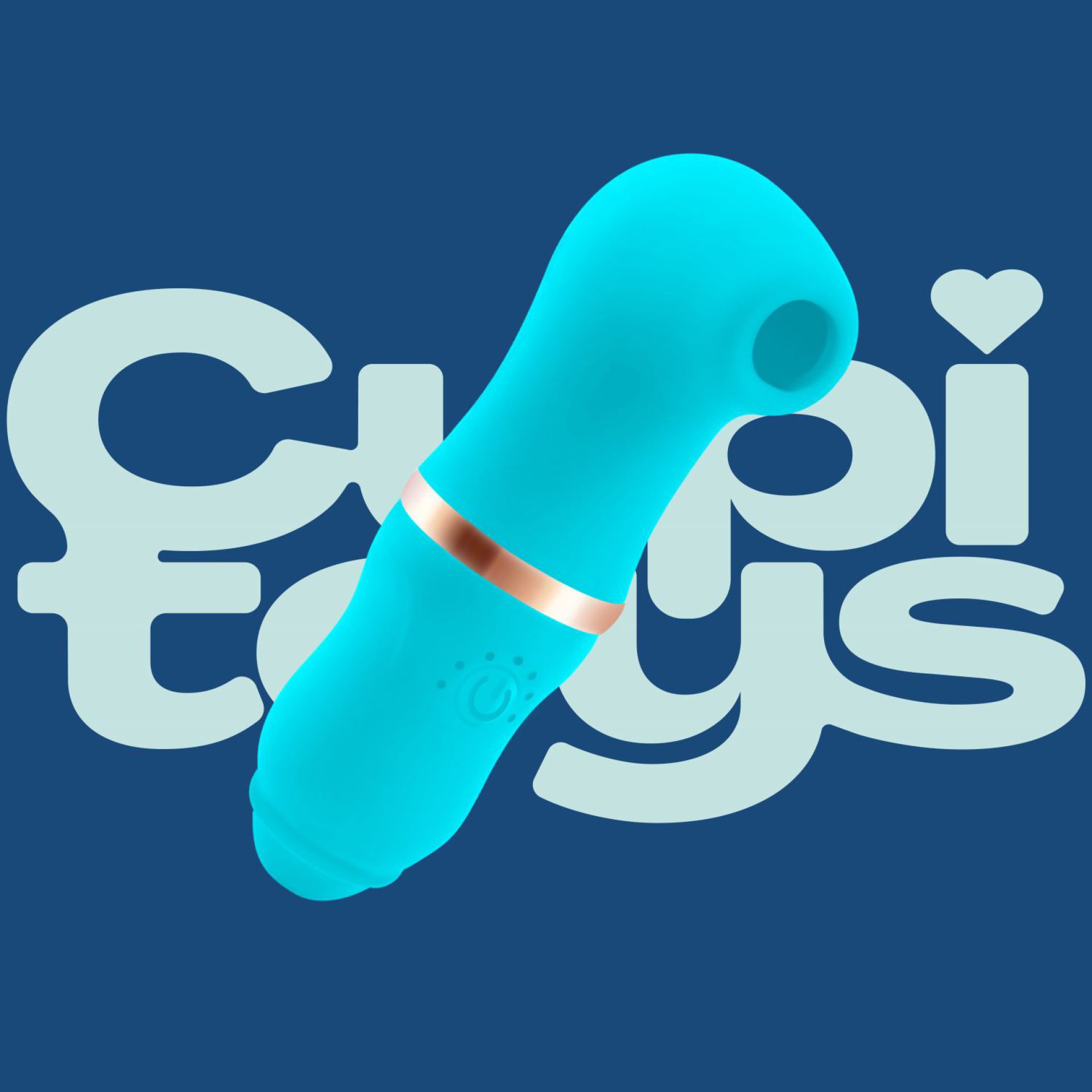 Luchtdruk vibrator 12,8cm blauw online