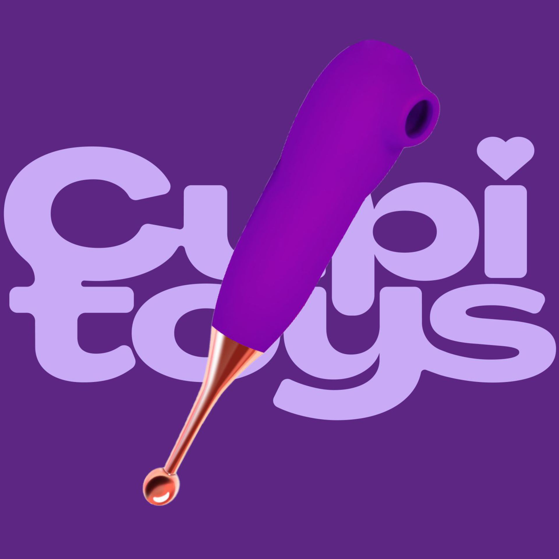 Luchtdruk pinpoint vibrator paars 18,5cm