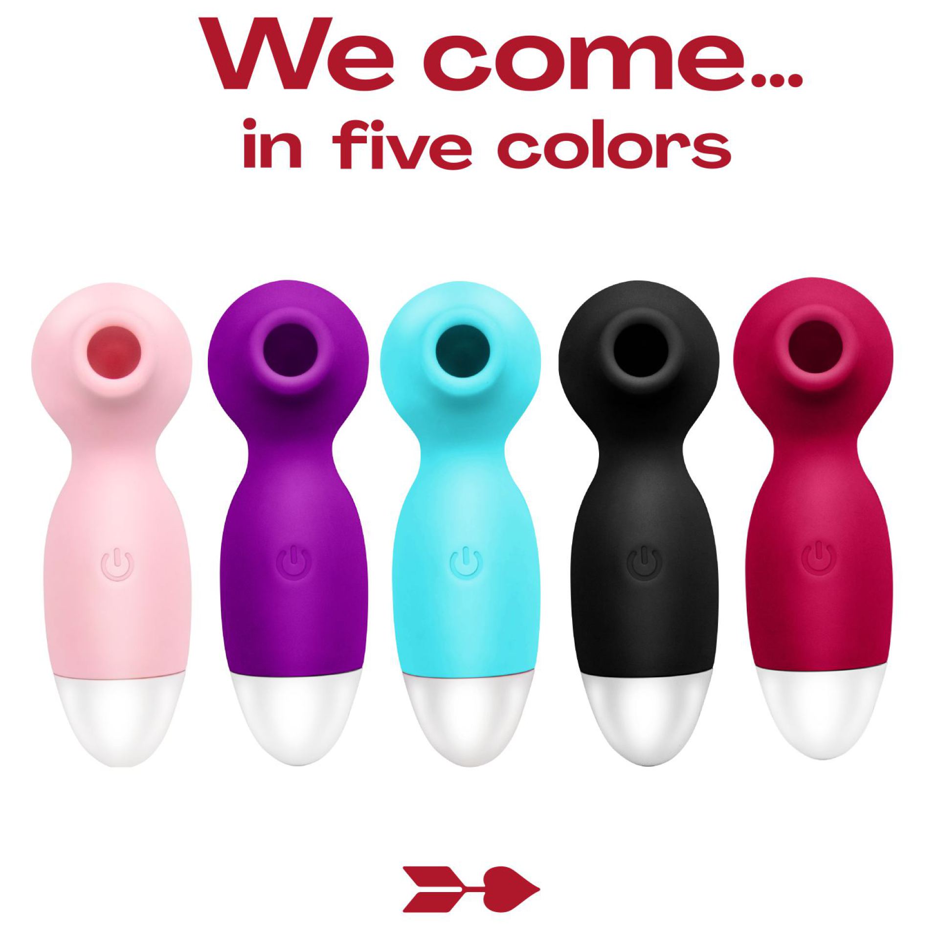 Luchtdruk vibrator klein 12,2cm rood bestellen