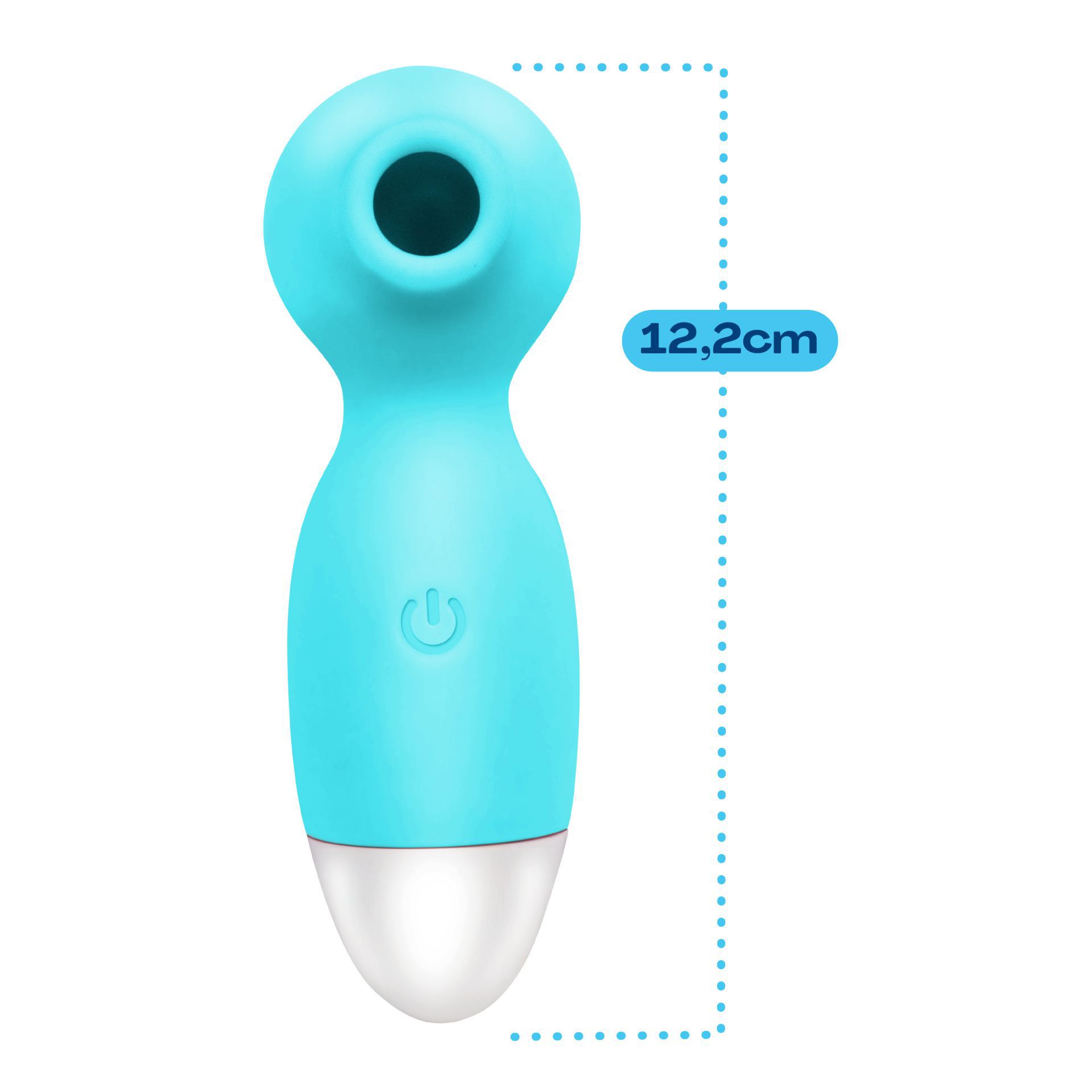Luchtdruk vibrator 12,2cm blauw kopen