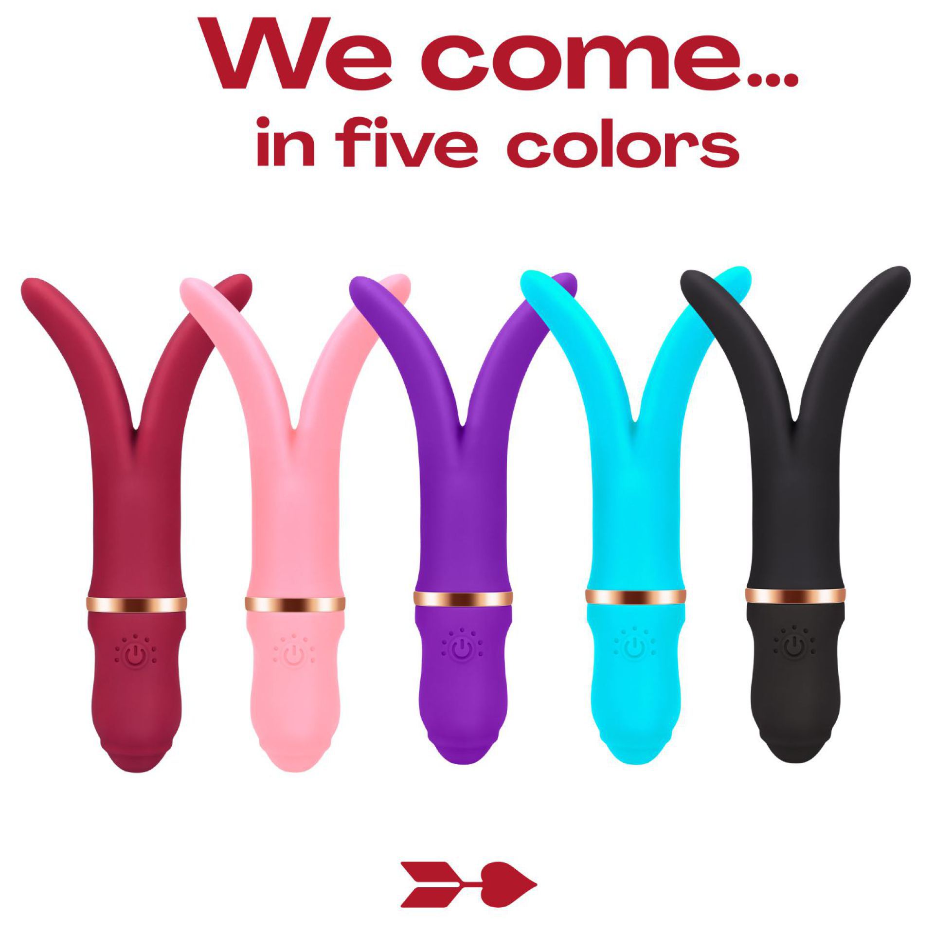 Vork vibrator zwart kleuren