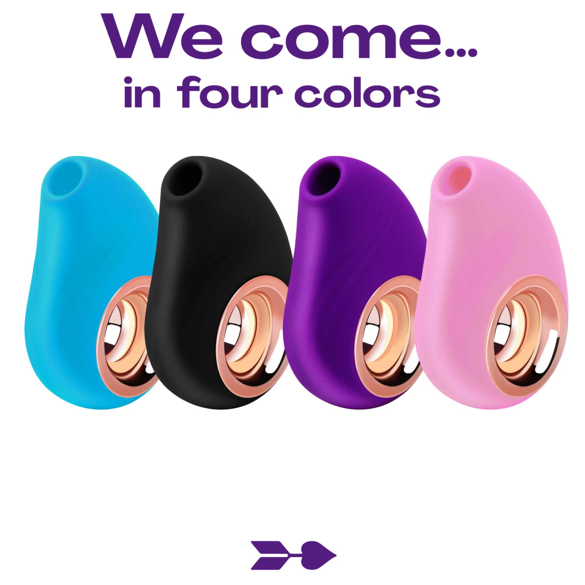 Luchtdruk vibrator 10,2cm paars bestellen