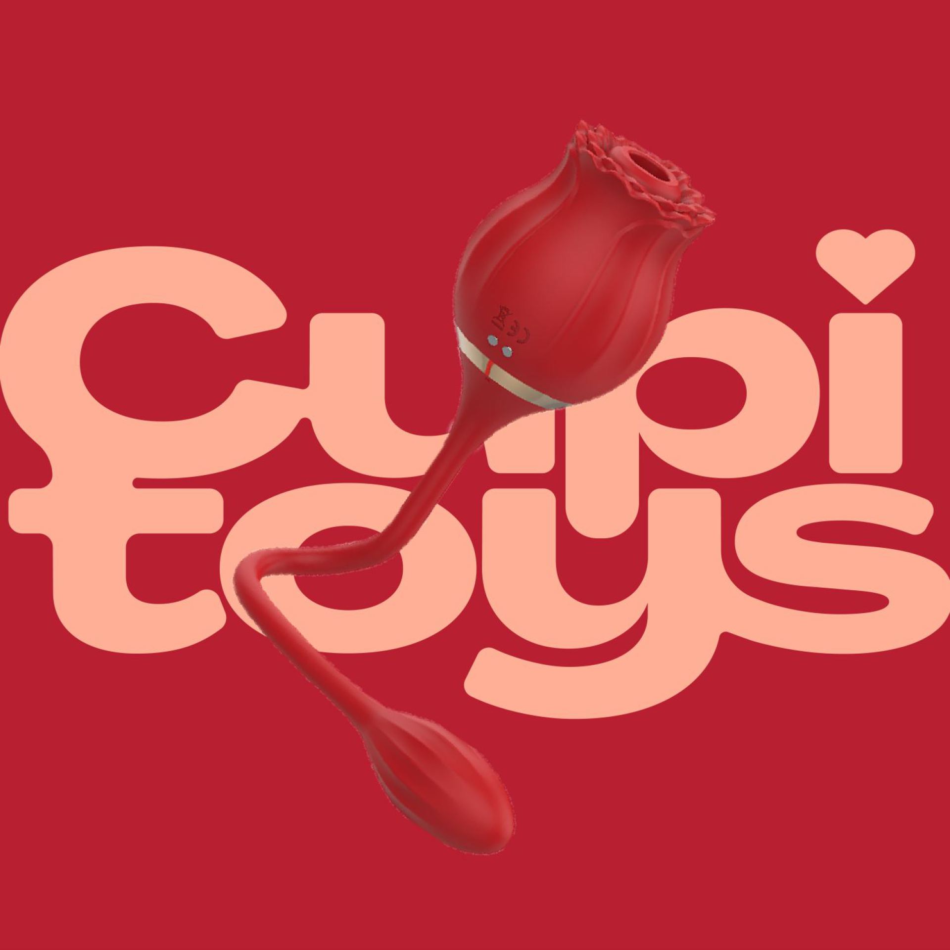 Luchtdruk vibrator roos ei rood goedkoop