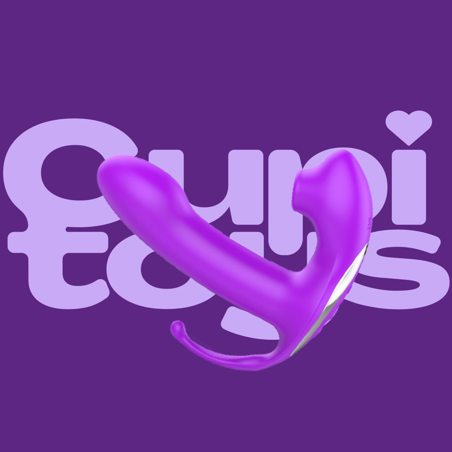 Luchtdruk vibrator met dildo 3in1 online paars