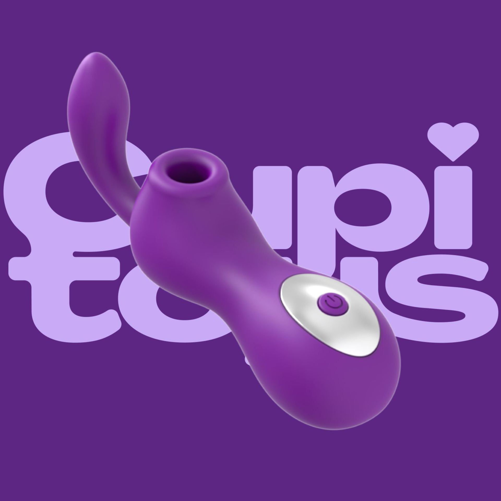 Luchtdruk vibrator dildo 12,8cm kopen paars