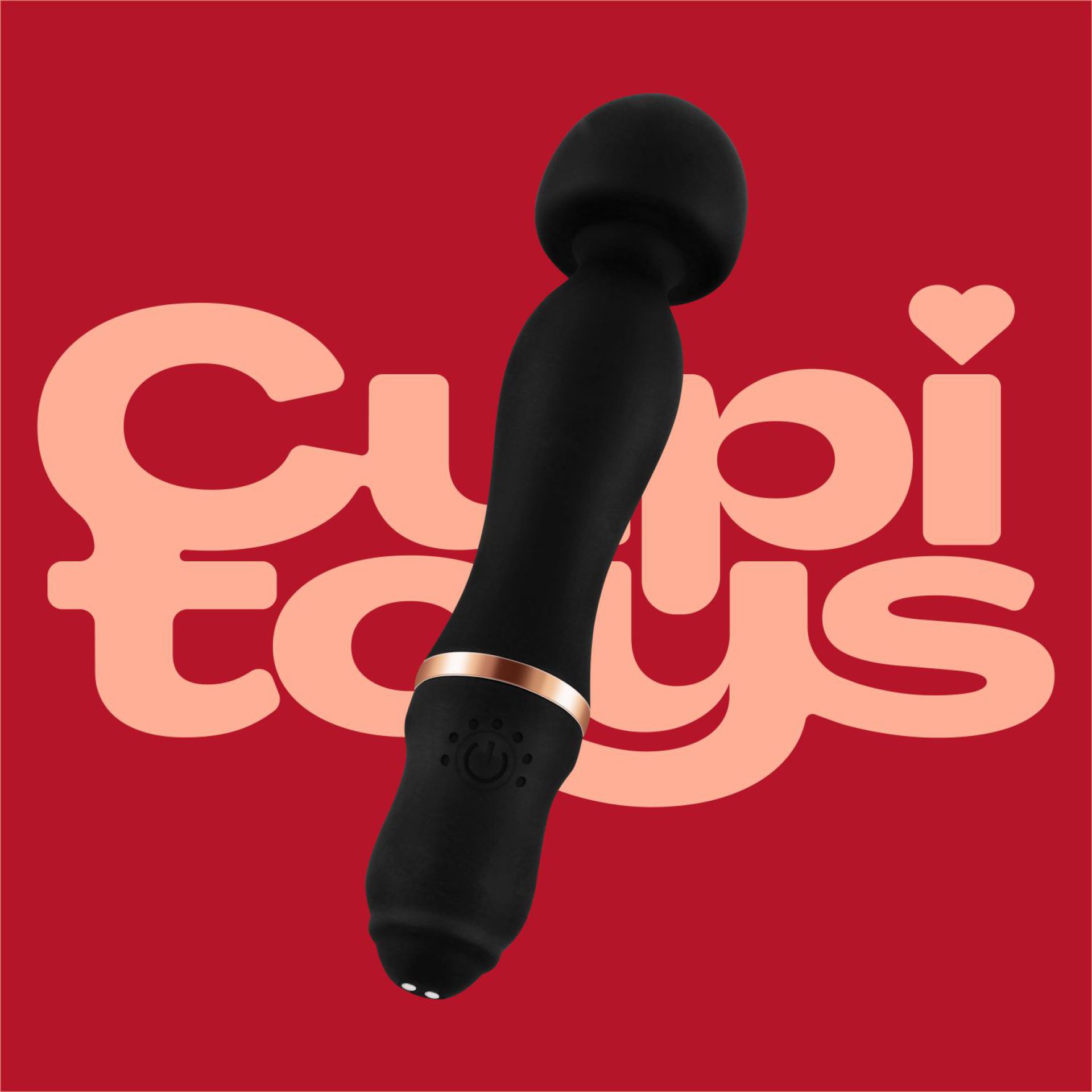 Wand vibrator 24cm zwart online