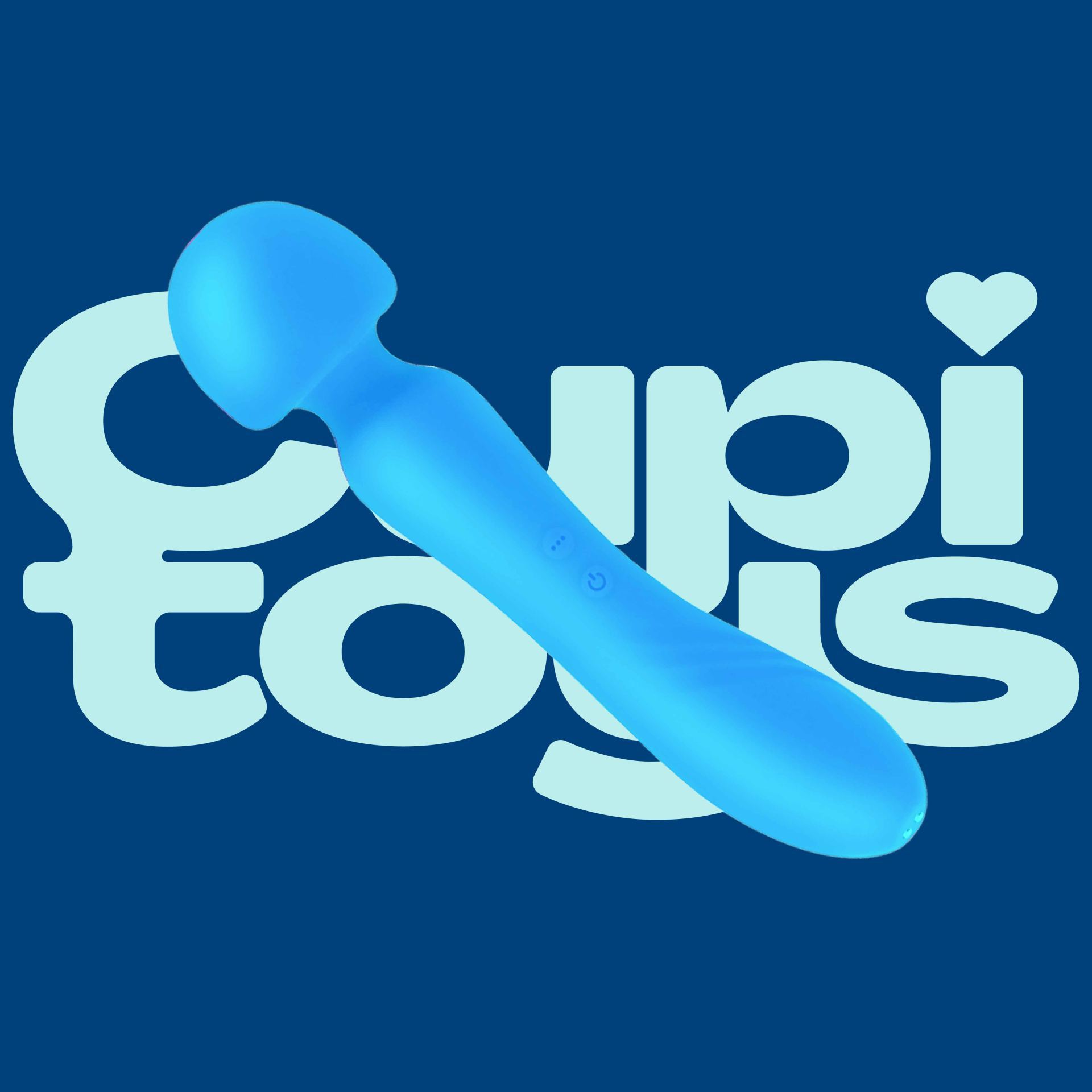 Wand vibrator 23,1cm blauw online