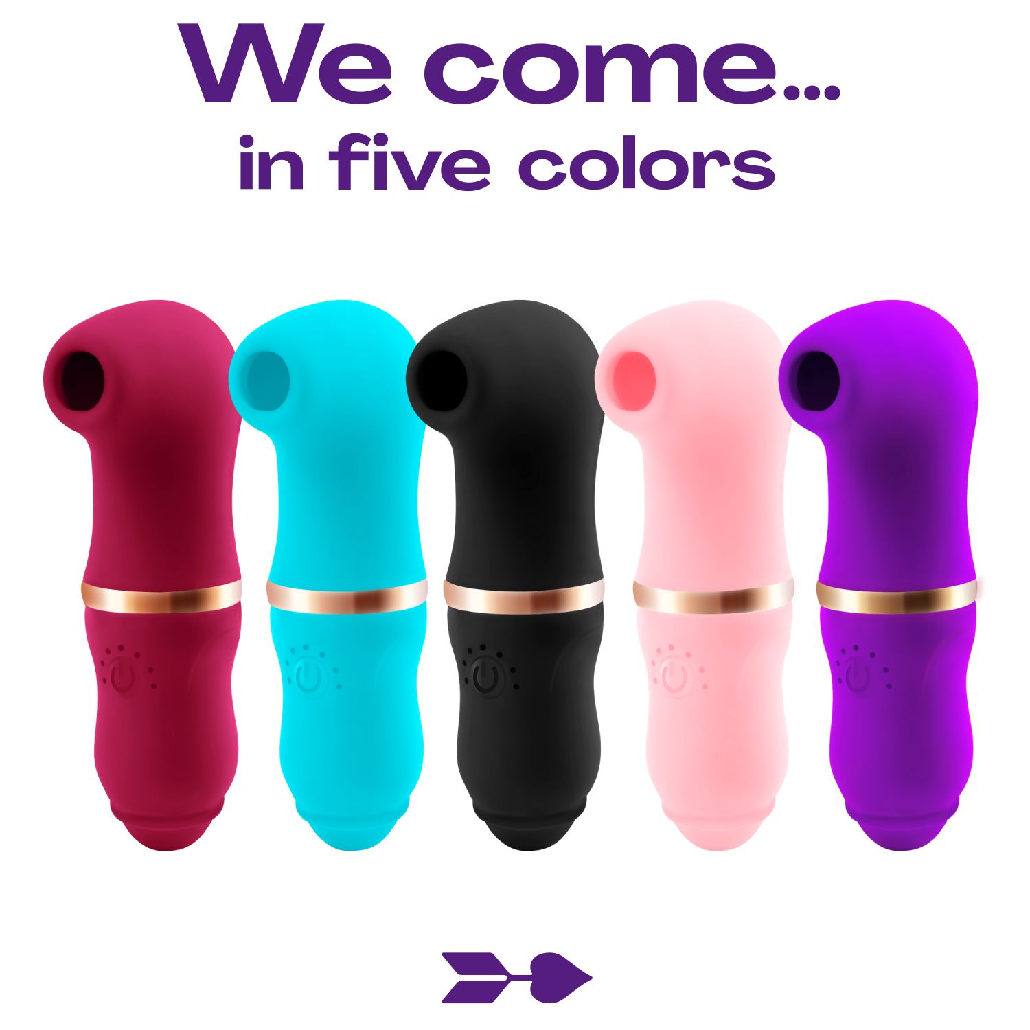 goedkope Luchtdruk vibrator 12,8cm paars