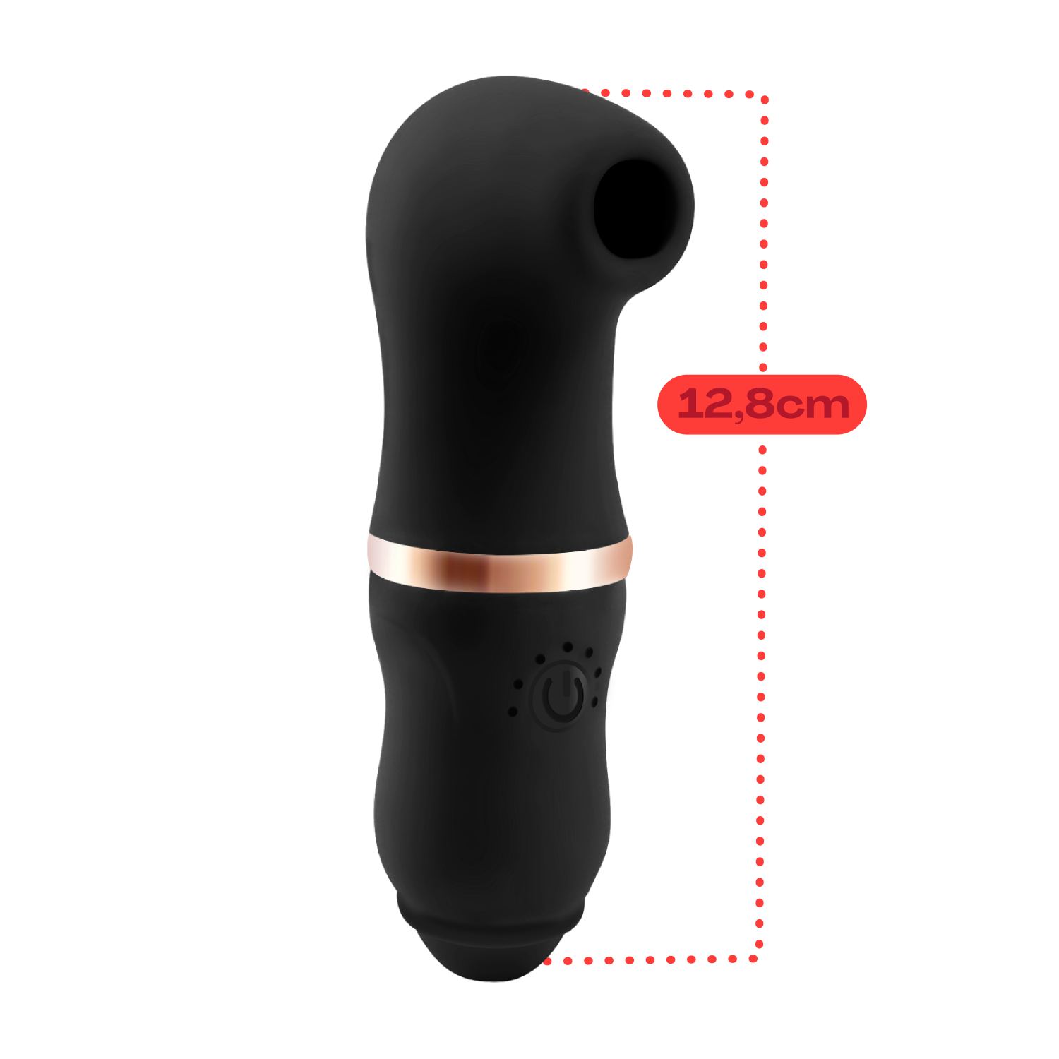 Luchtdruk vibrator 12,8cm zwart kopen