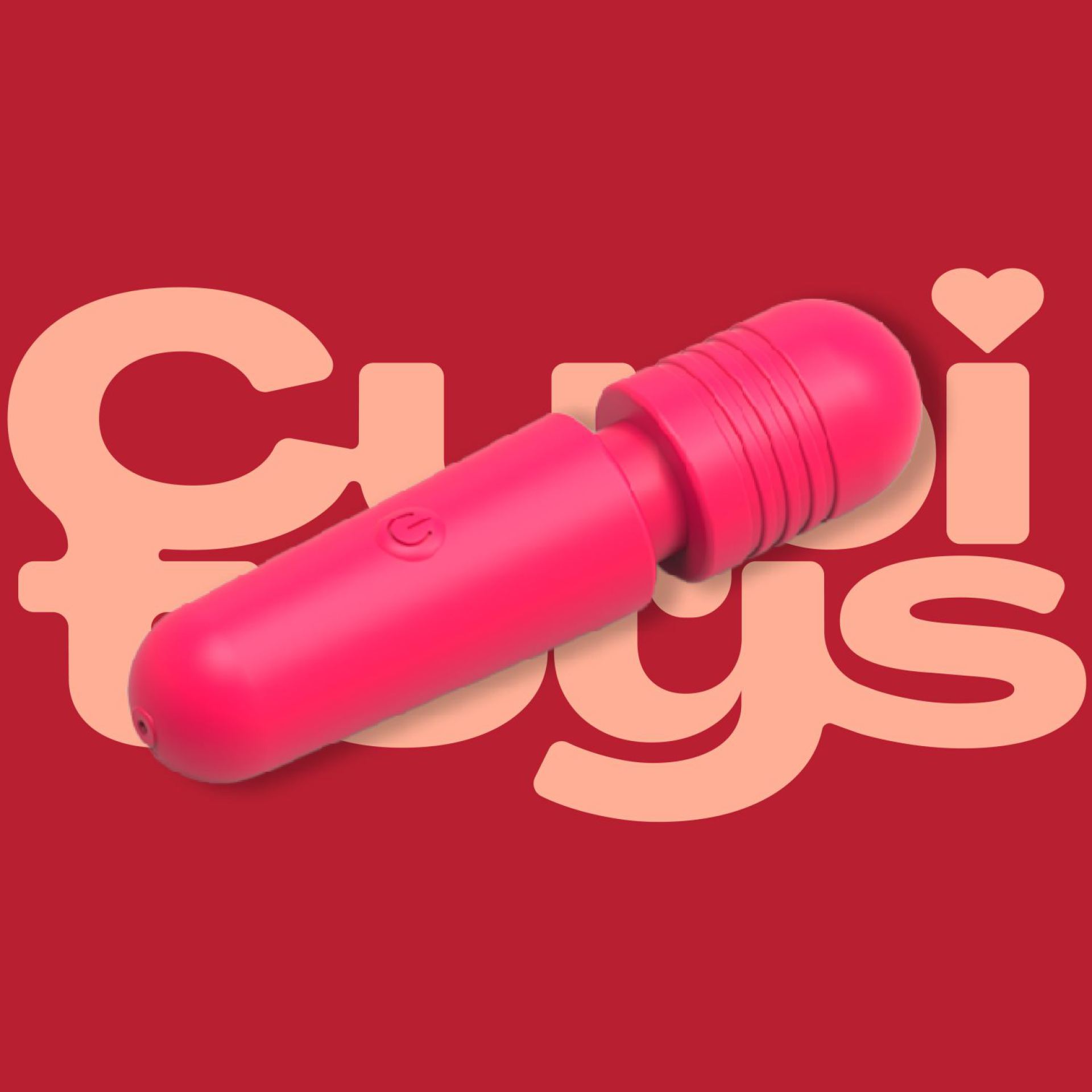 Wand vibrator 10cm roze online