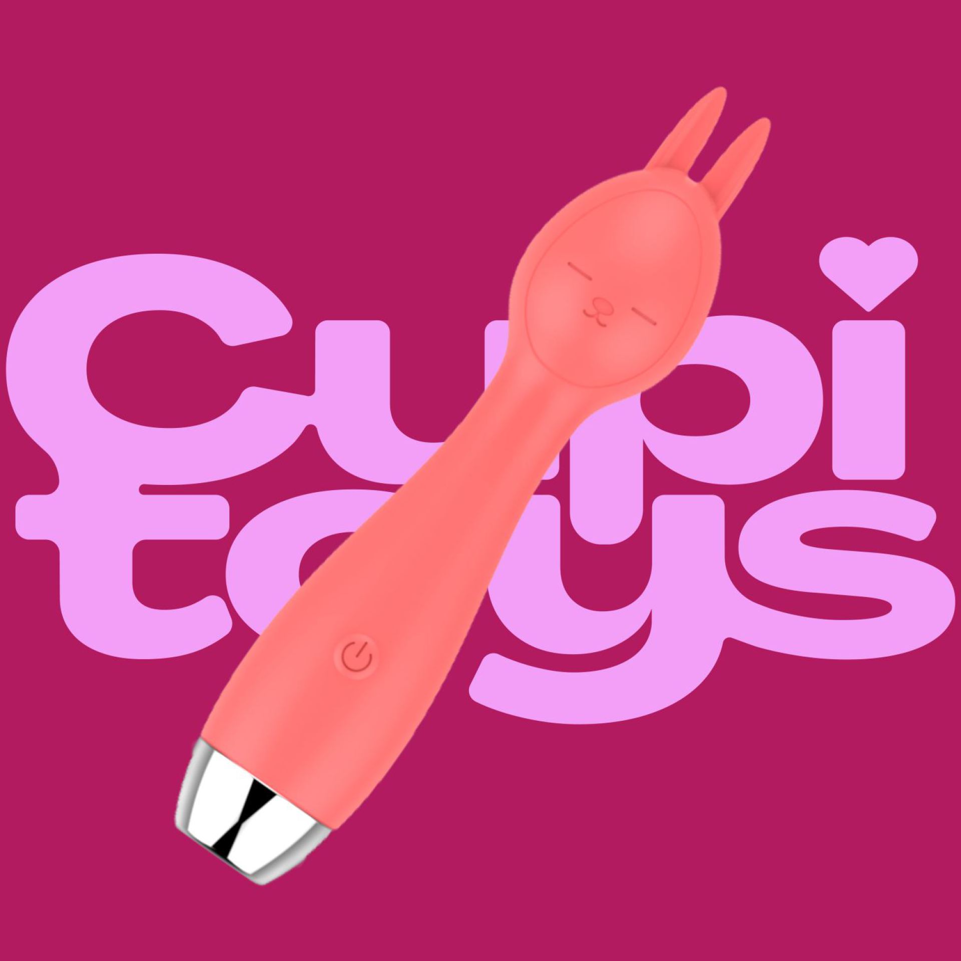 Wand vibrator oortjes 18,1cm kopen lichtroze