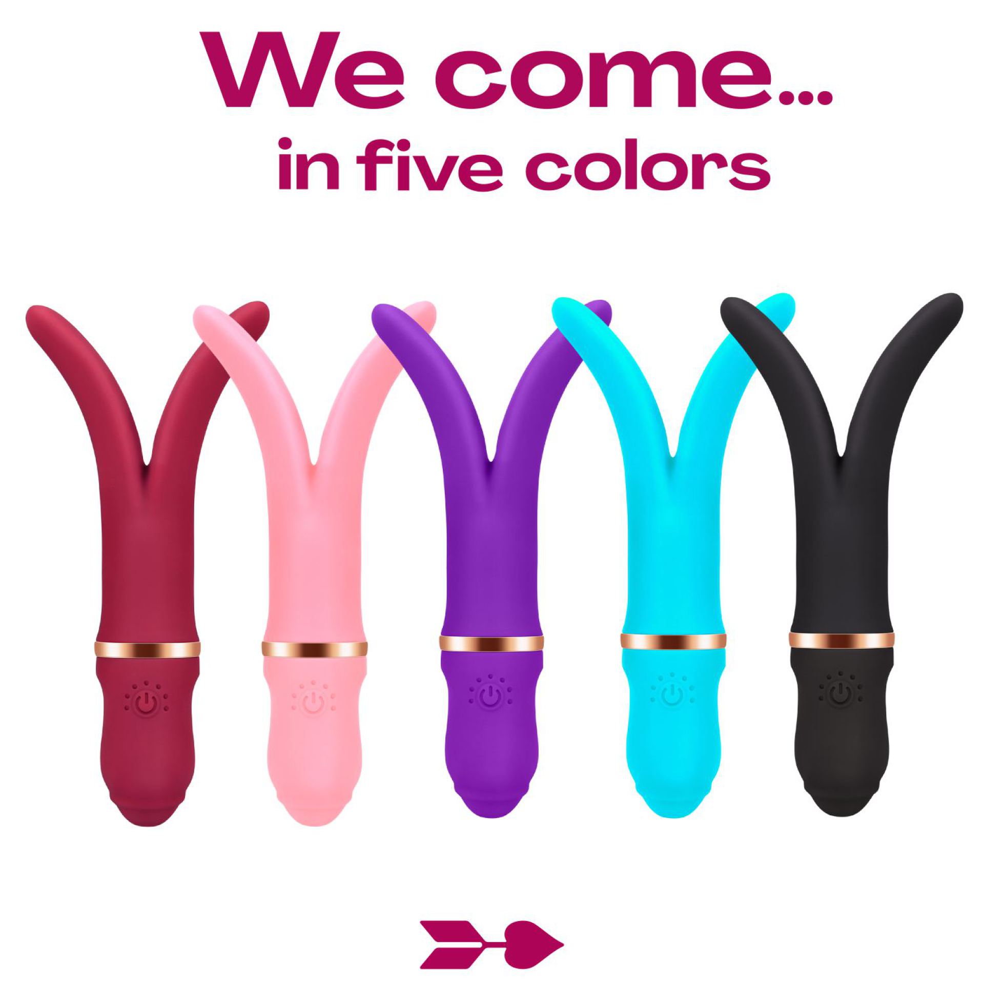 Vork vibrator lichtroze bestellen