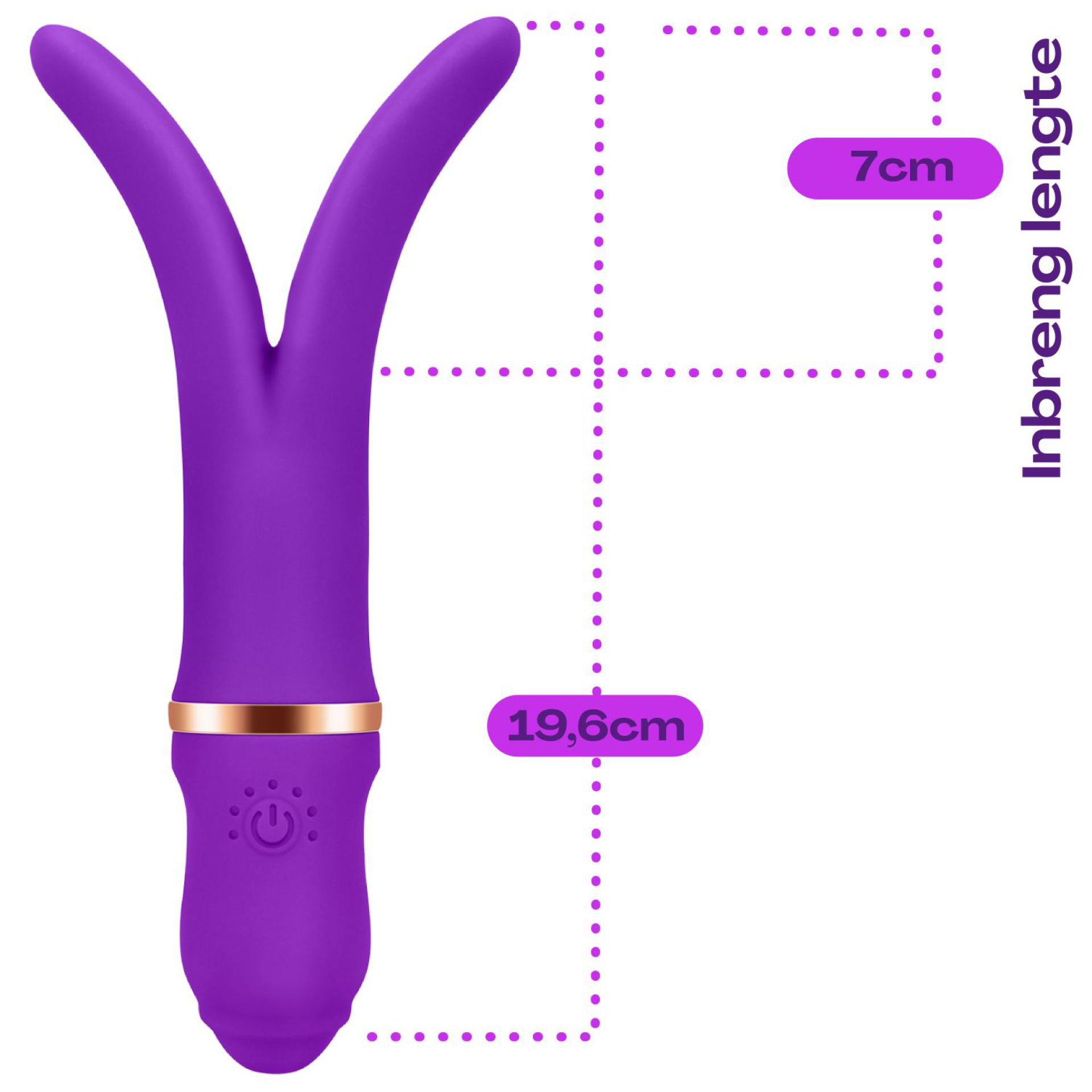 Vork vibrator paars kopen