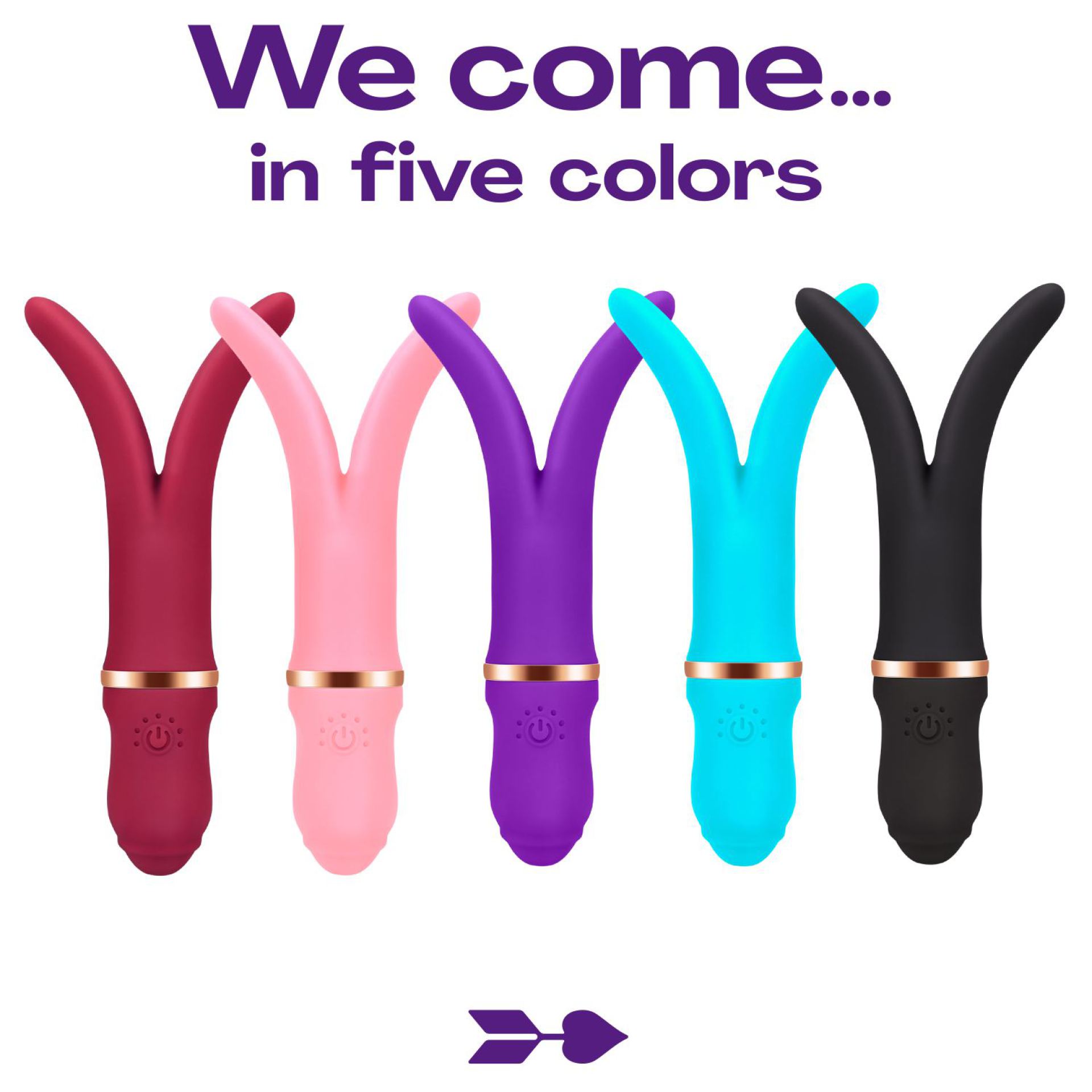 Vork vibrator paars bestellen